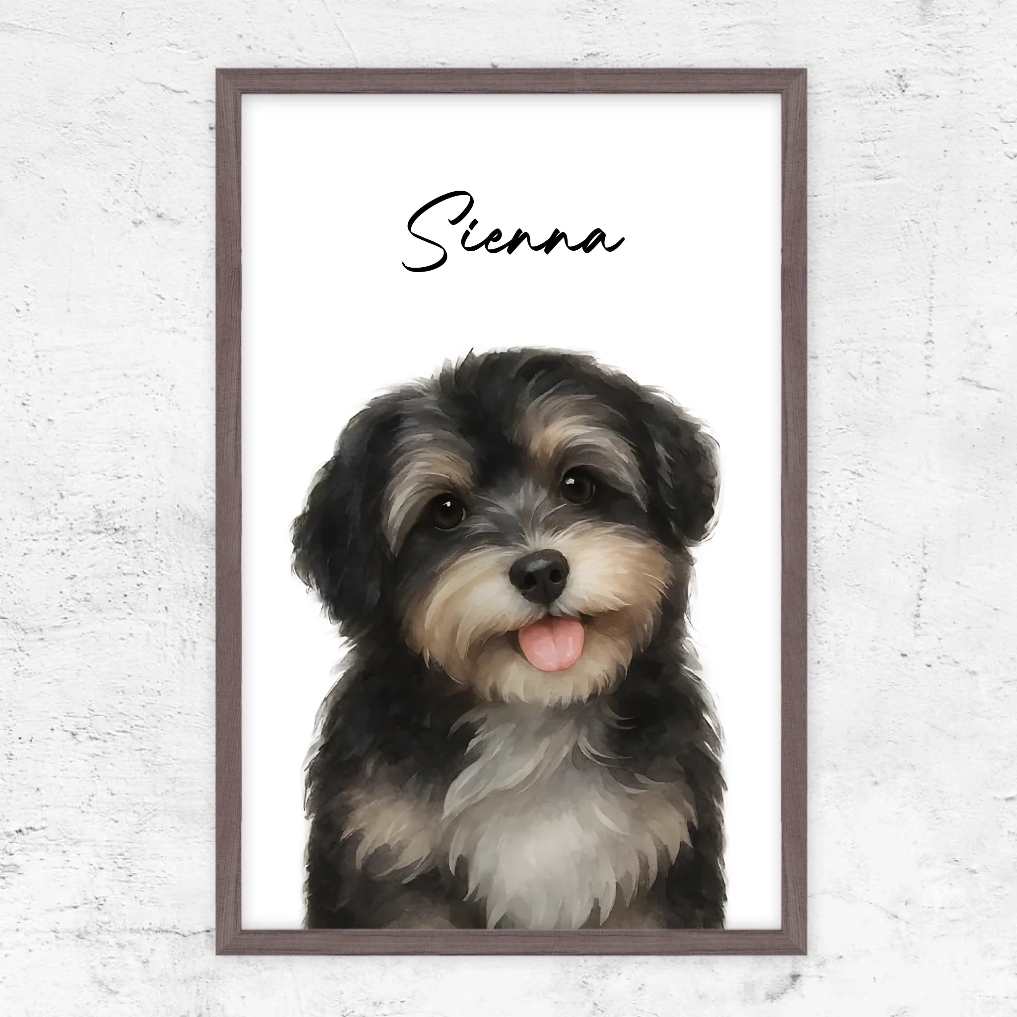 Vertical Framed Poster-Oak-1