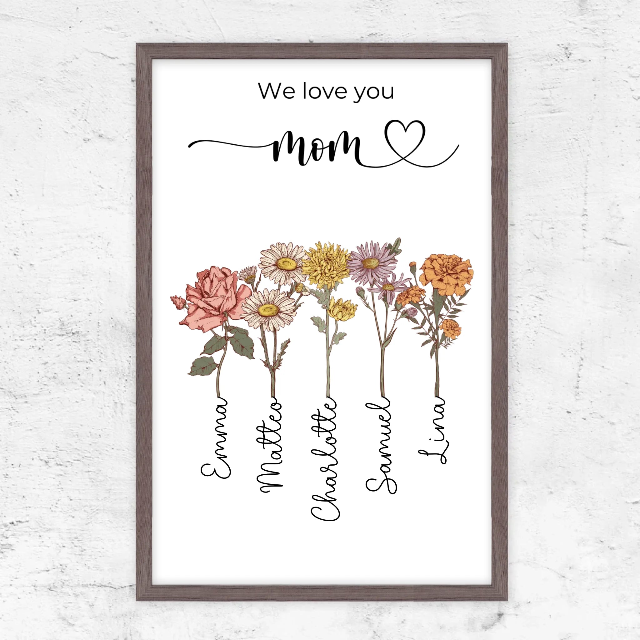 Vertical Framed Poster-Oak-1