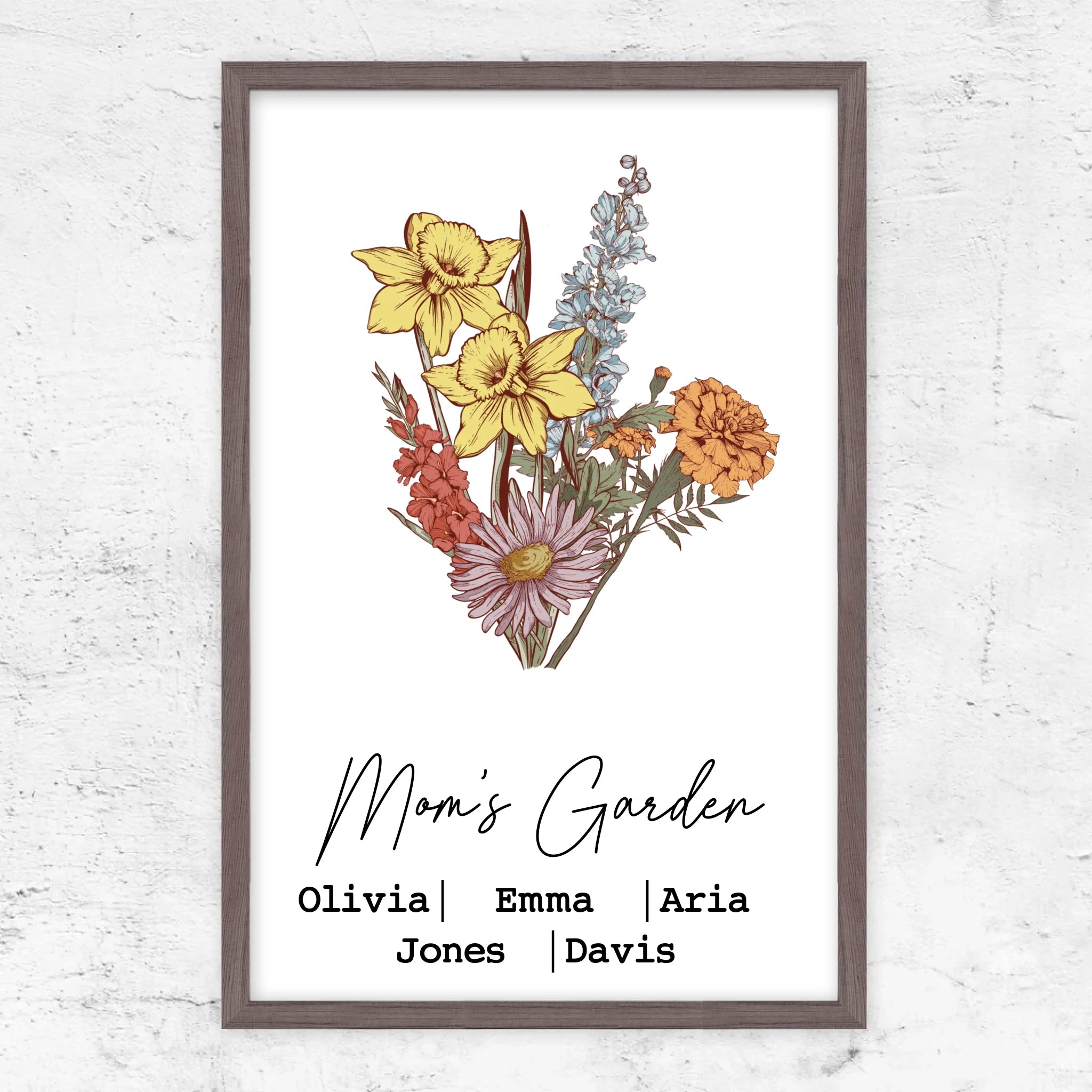 Vertical Framed Poster-Oak-2