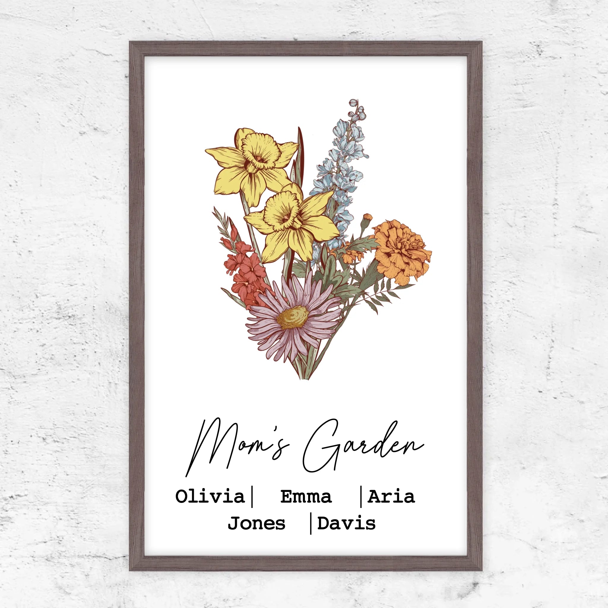 Vertical Framed Poster-Oak-1