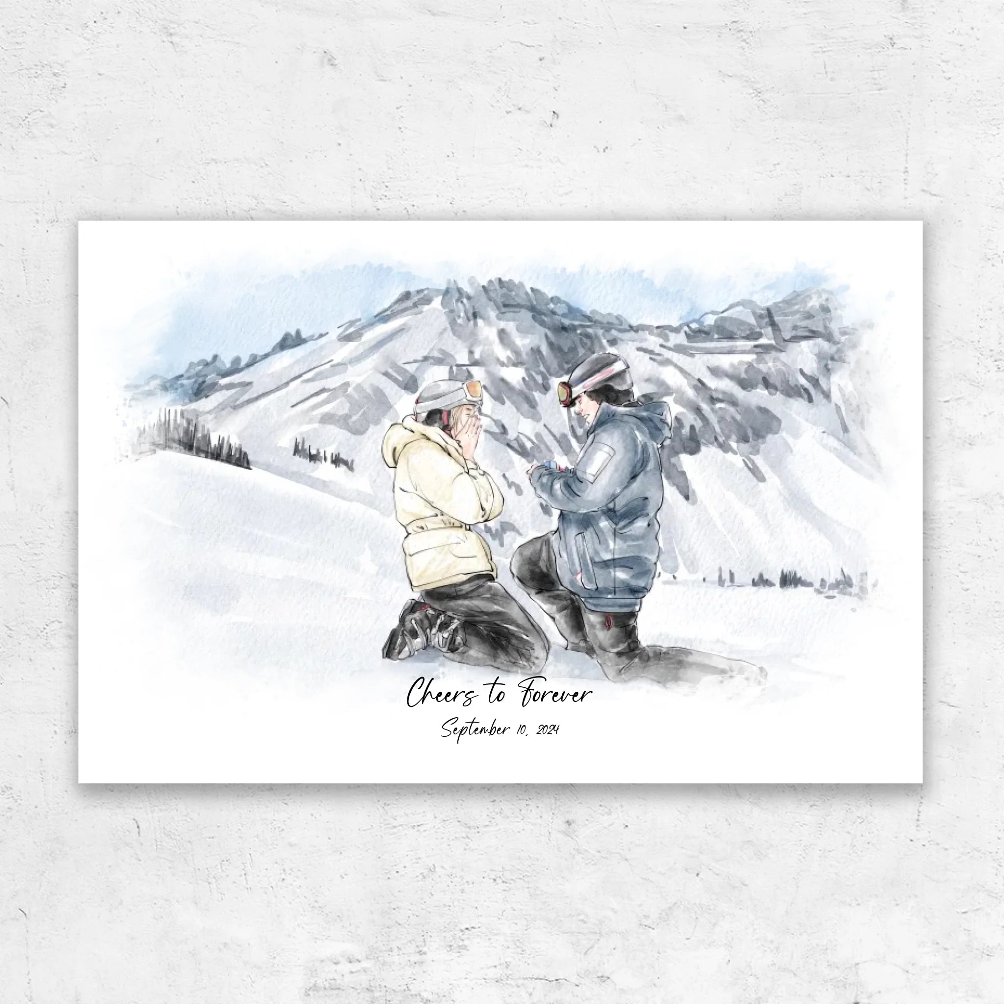 Personalized Canvas β Watercolor Portrait From Photo