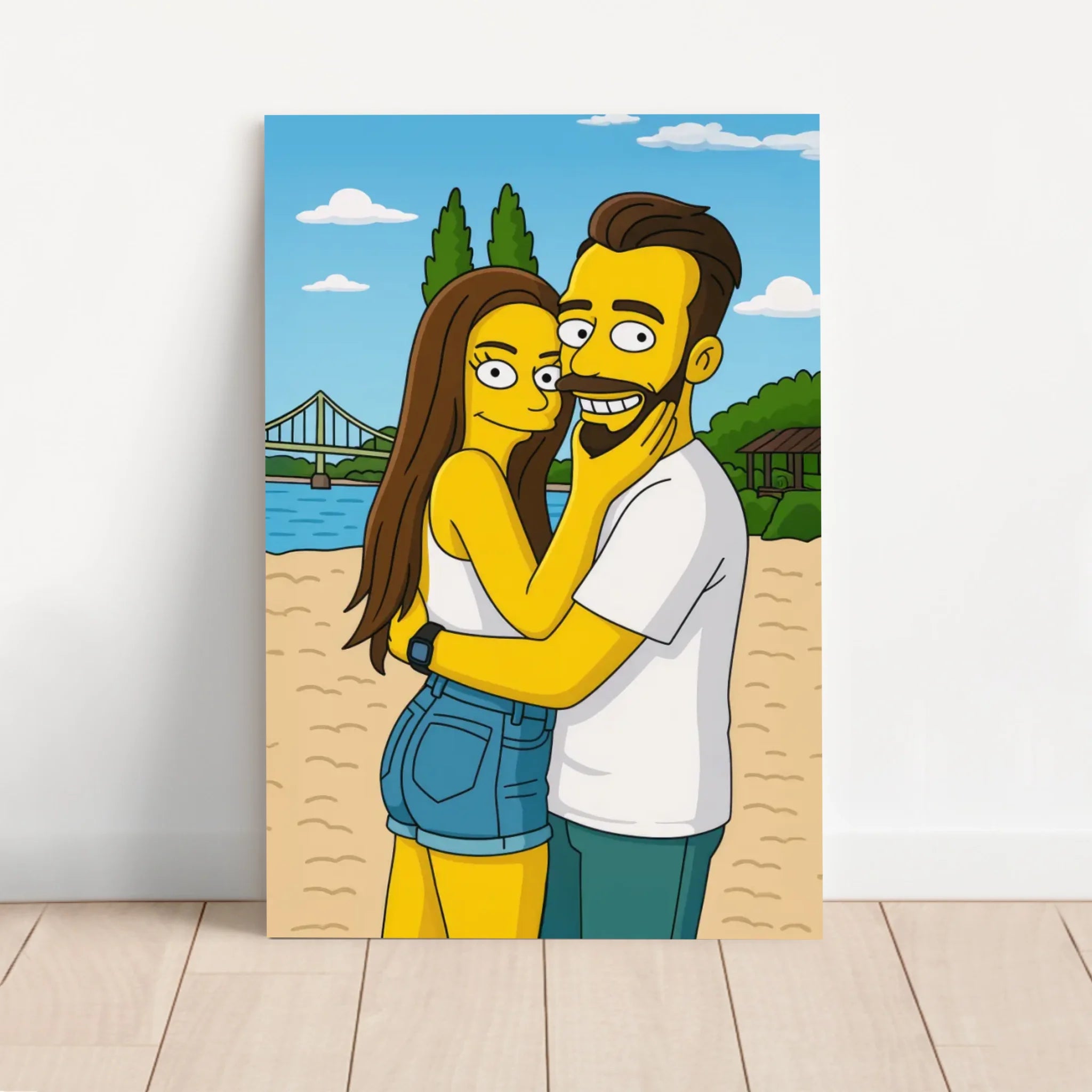 Personalized Canvas β Yellow Cartoon Style