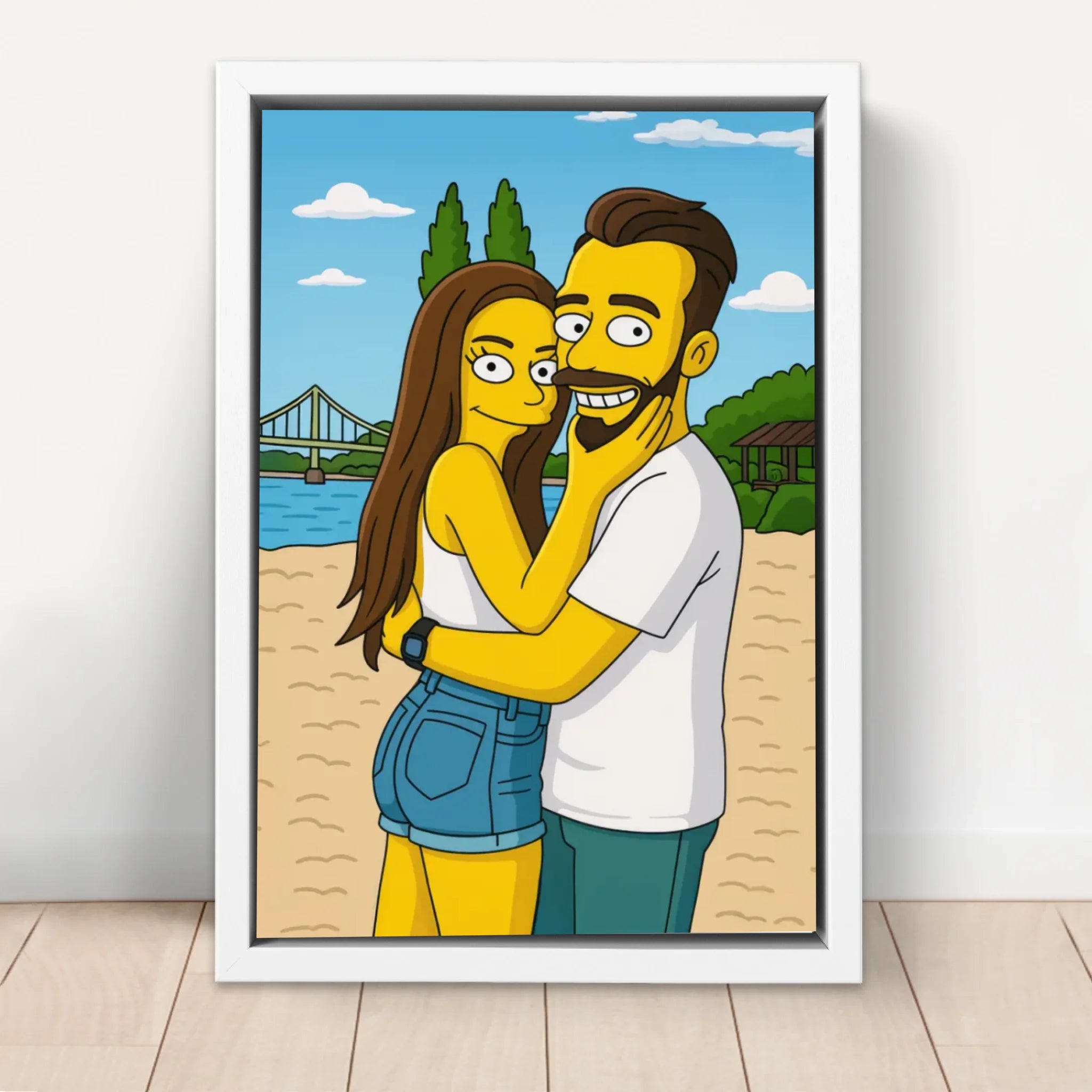 Personalized Canvas – Yellow Cartoon Style