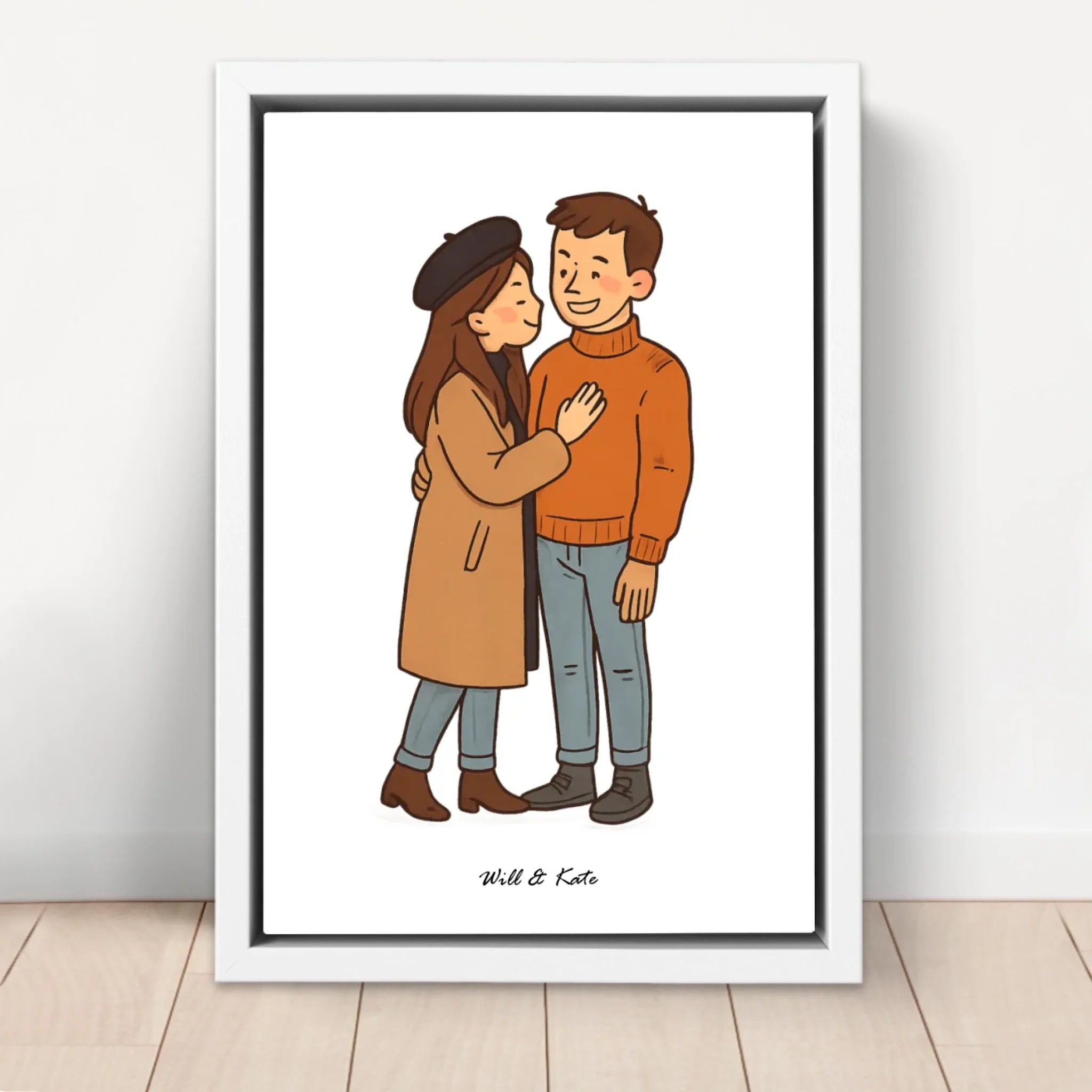 Personalized Canvas – Custom Couple Portrait