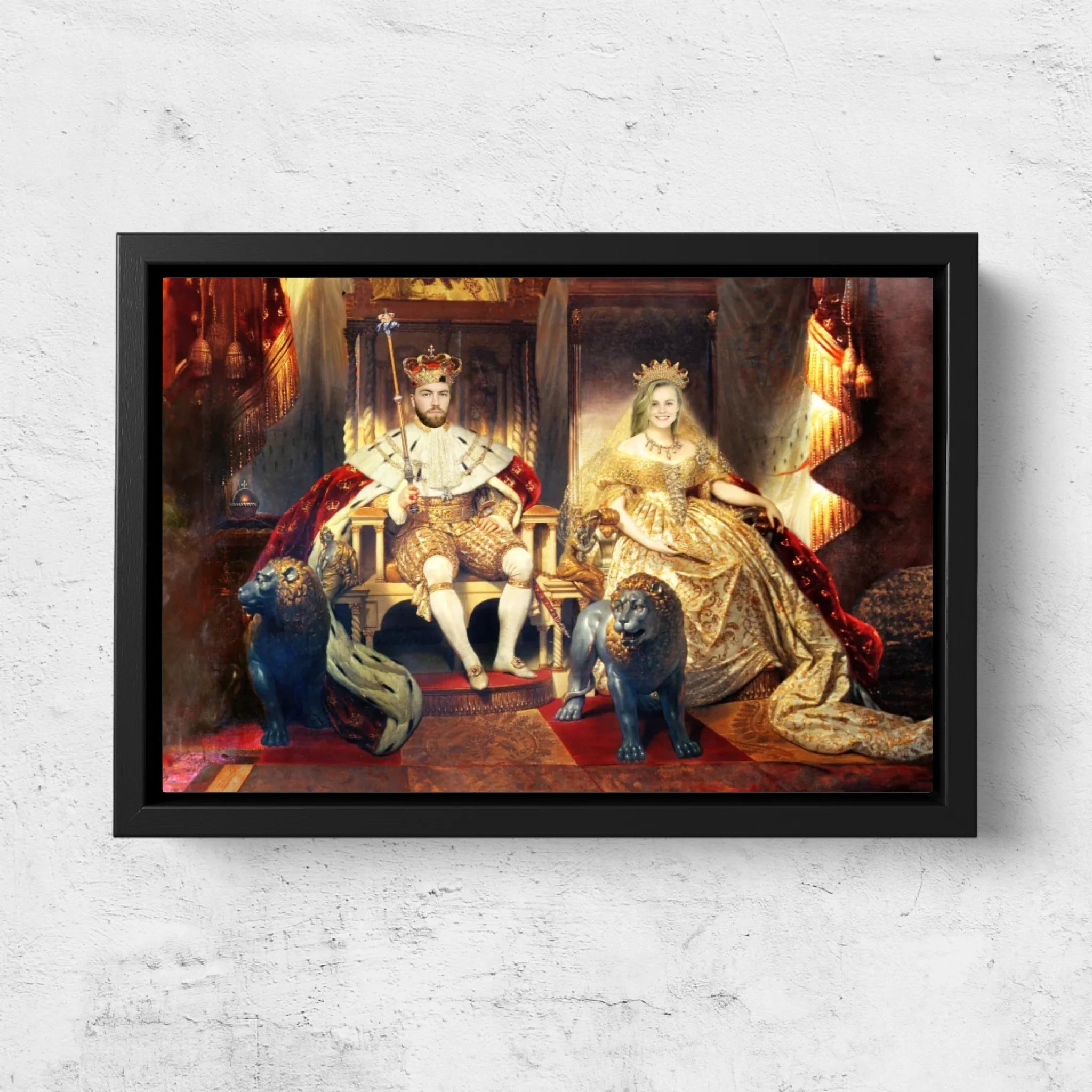 Personalized Canvas – The King And Queen