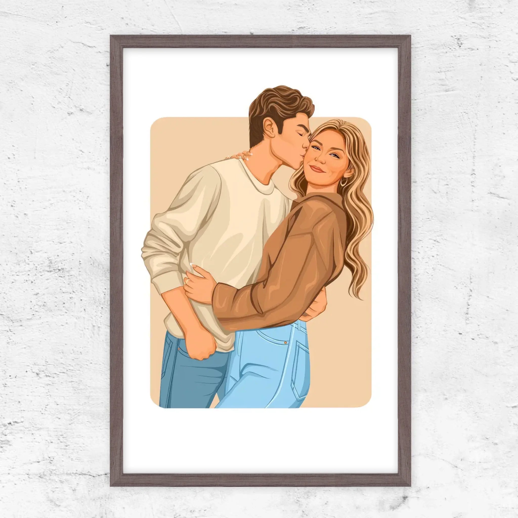 Vertical Framed Poster-Oak-1