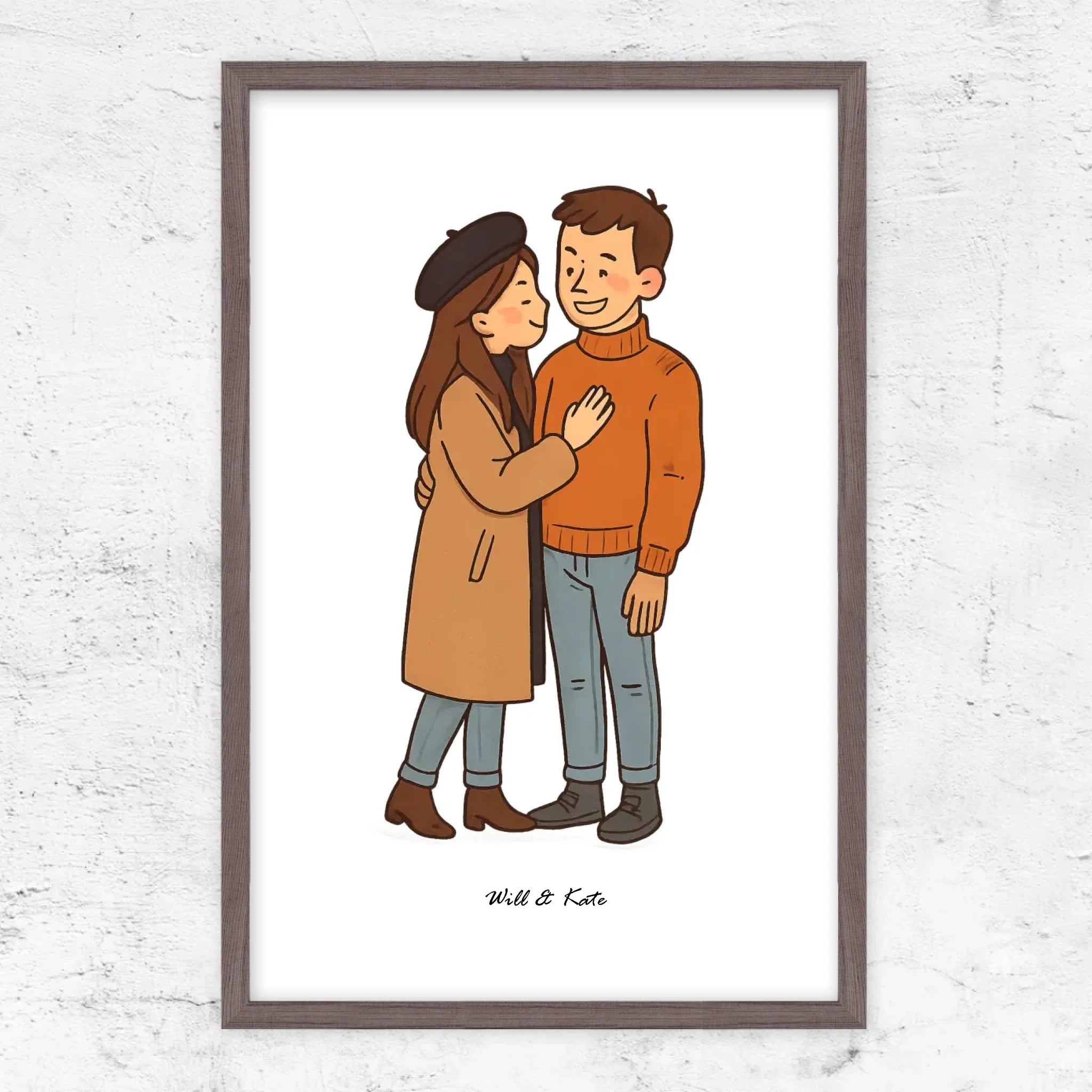 Vertical Framed Poster-Oak-2