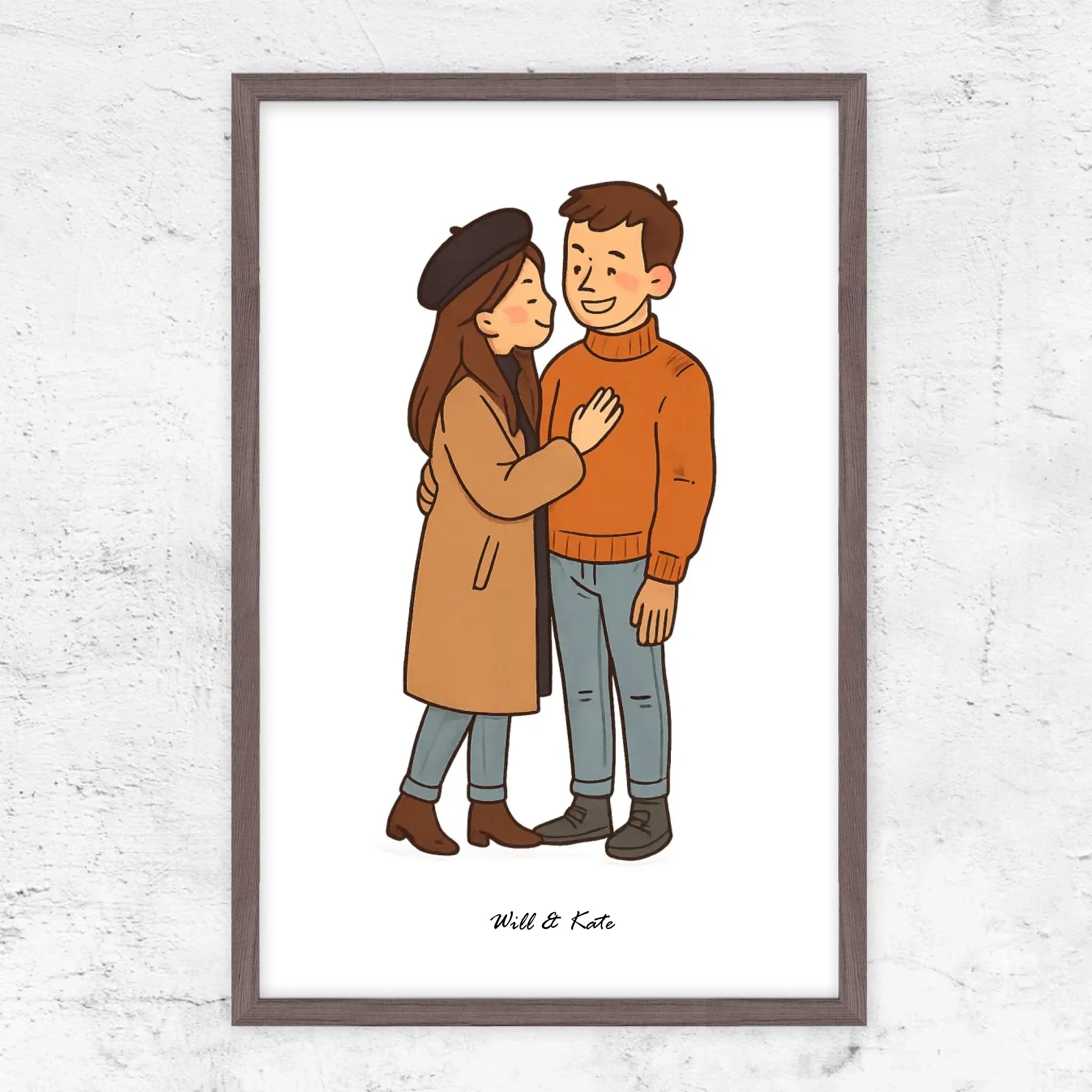 Vertical Framed Poster-Oak-1