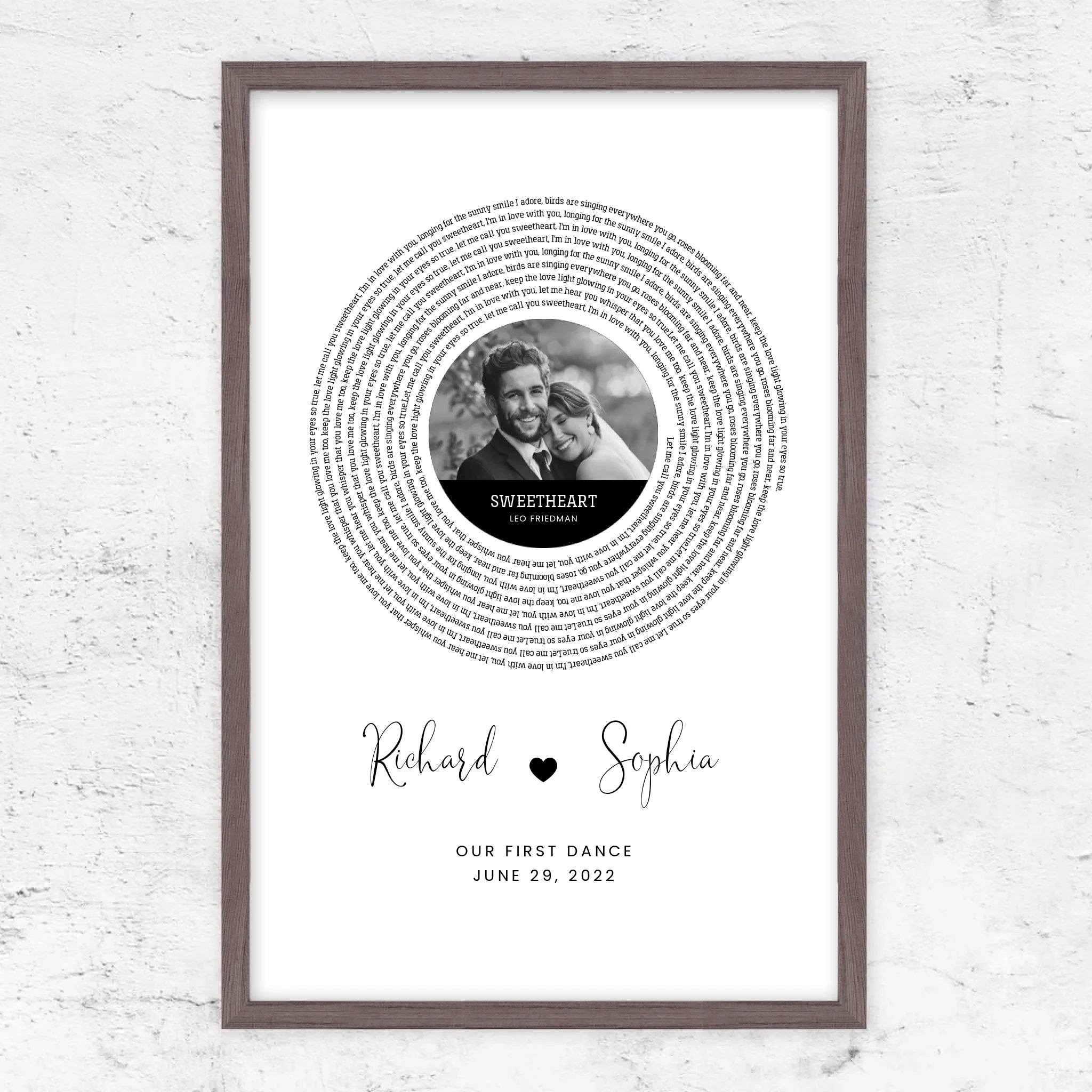 Vertical Framed Poster-Oak-2