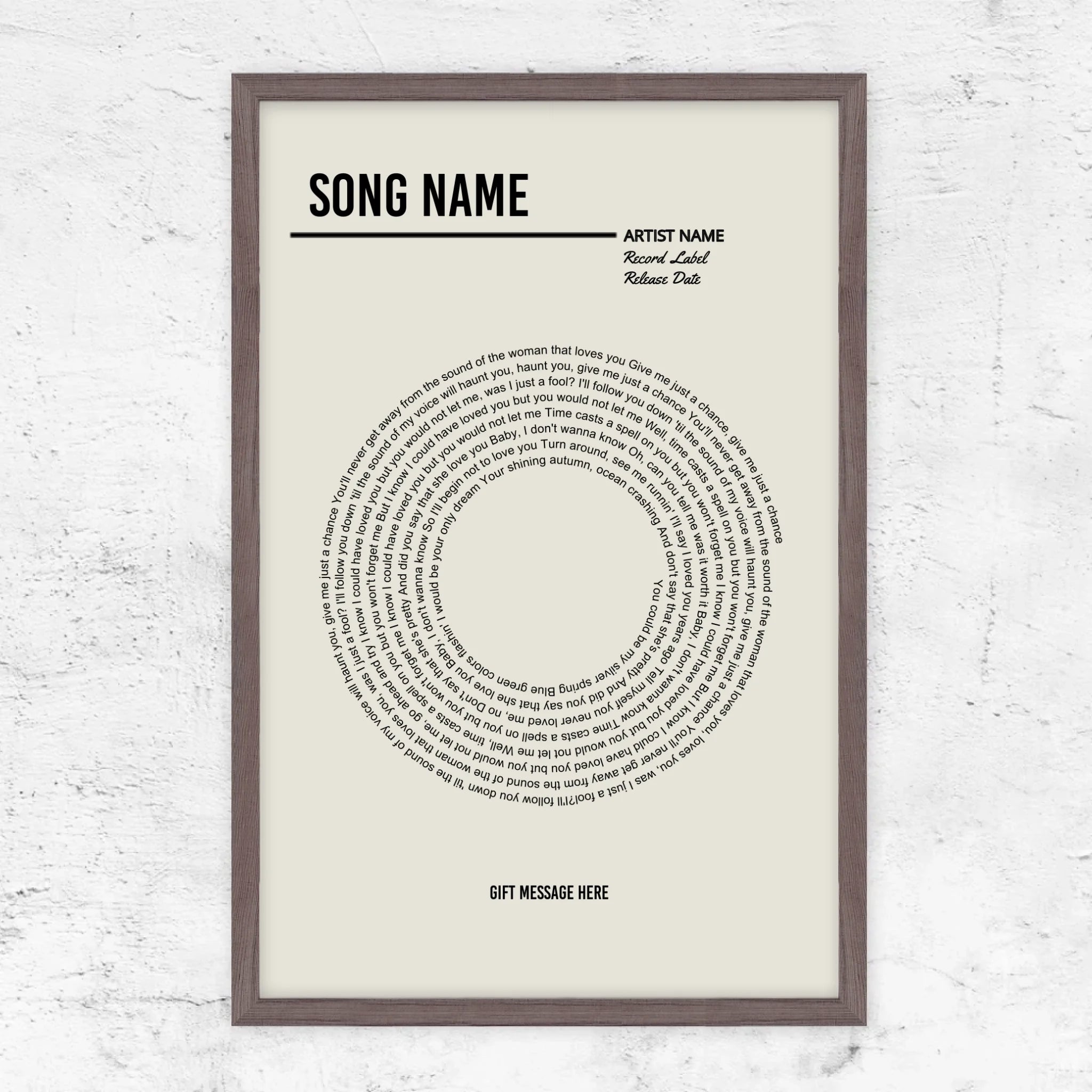 Vertical Framed Poster-Oak-1