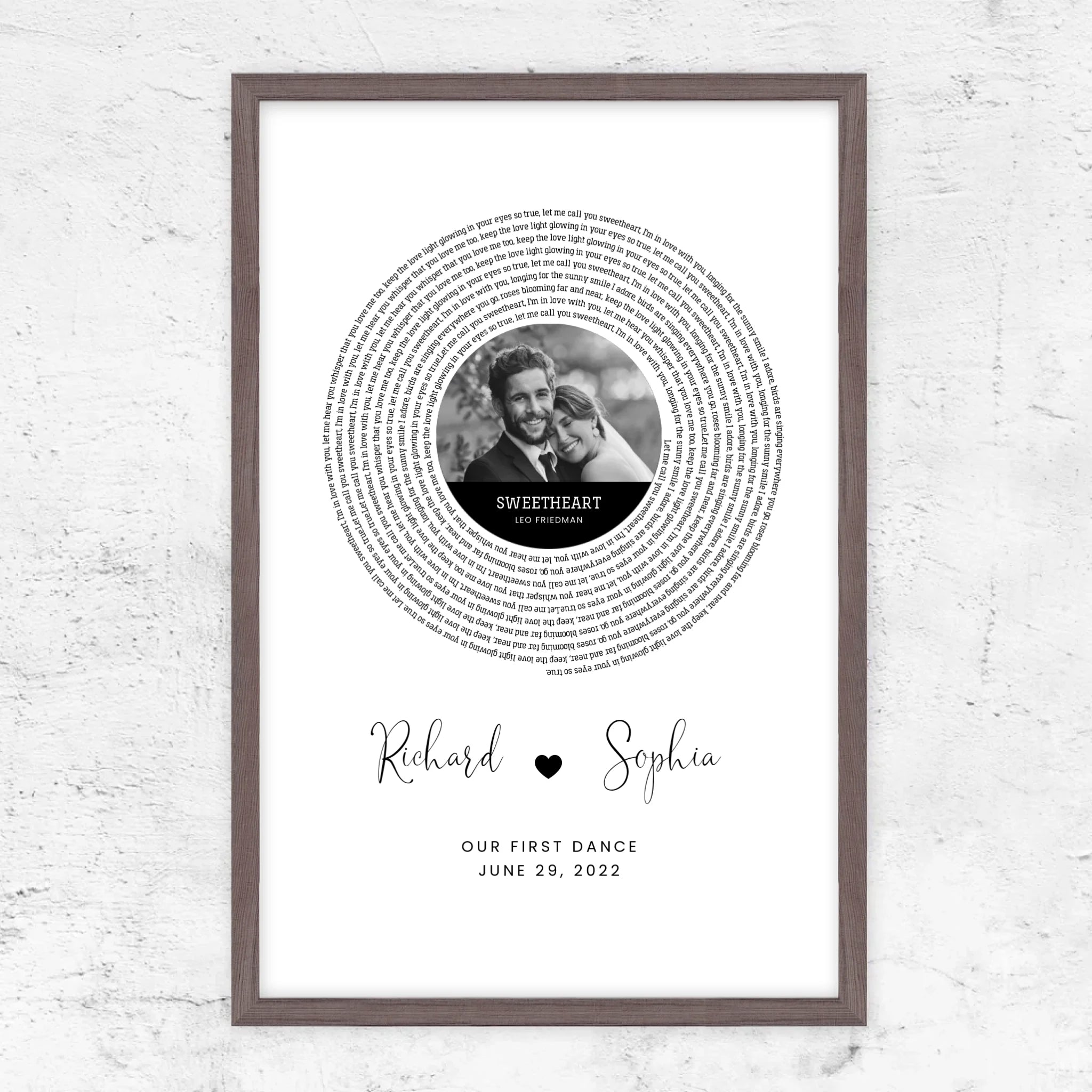 Vertical Framed Poster-Oak-1