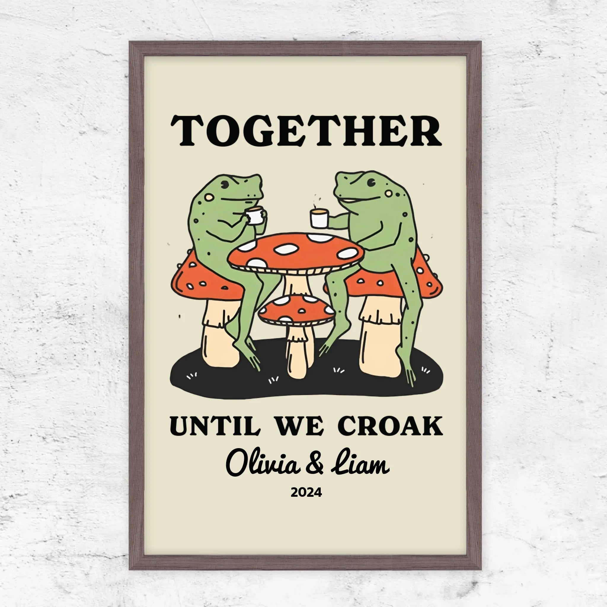 Vertical Framed Poster-Oak-1