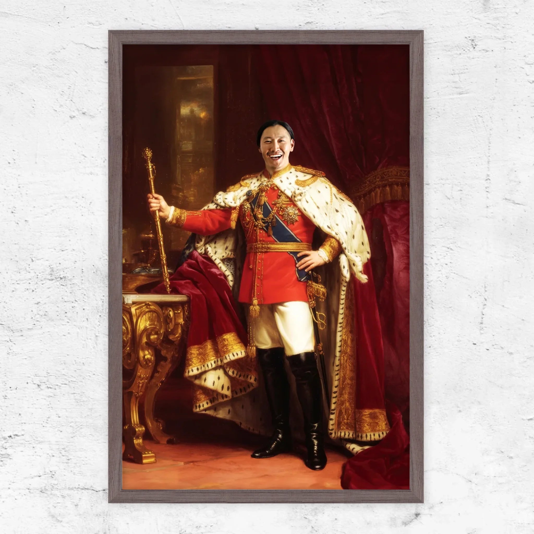 Vertical Framed Poster-Oak-2