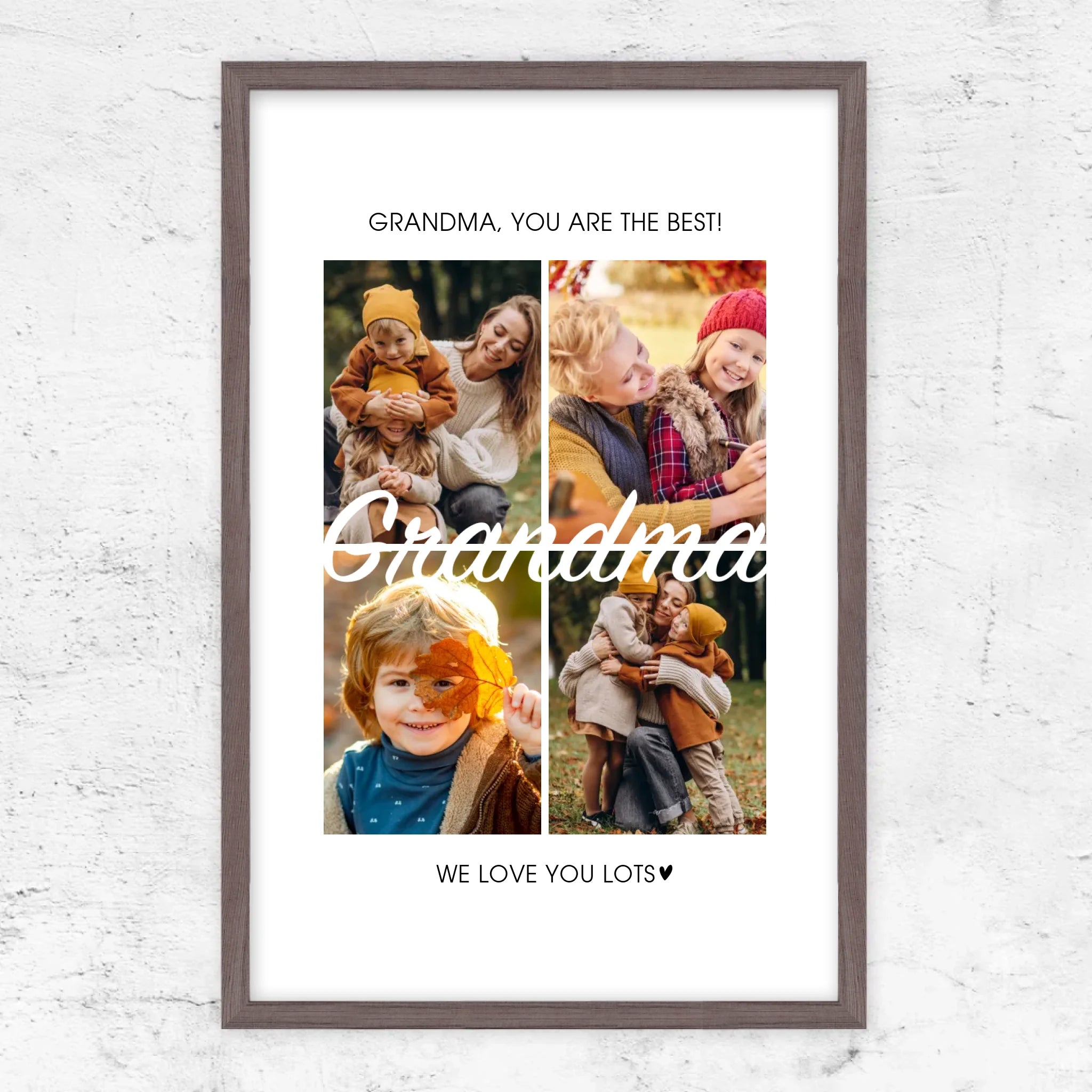 Vertical Framed Poster-Oak-2