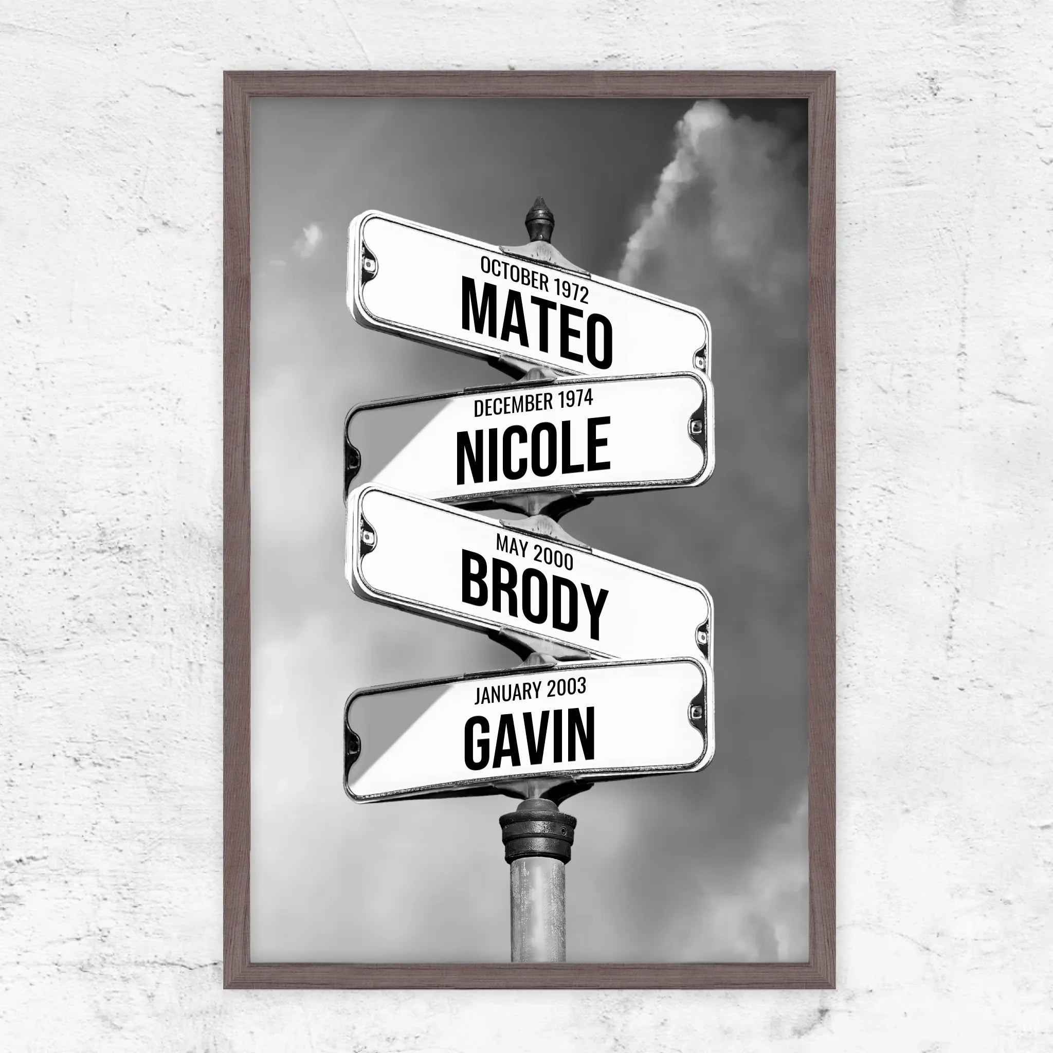 Vertical Framed Poster-Oak-1