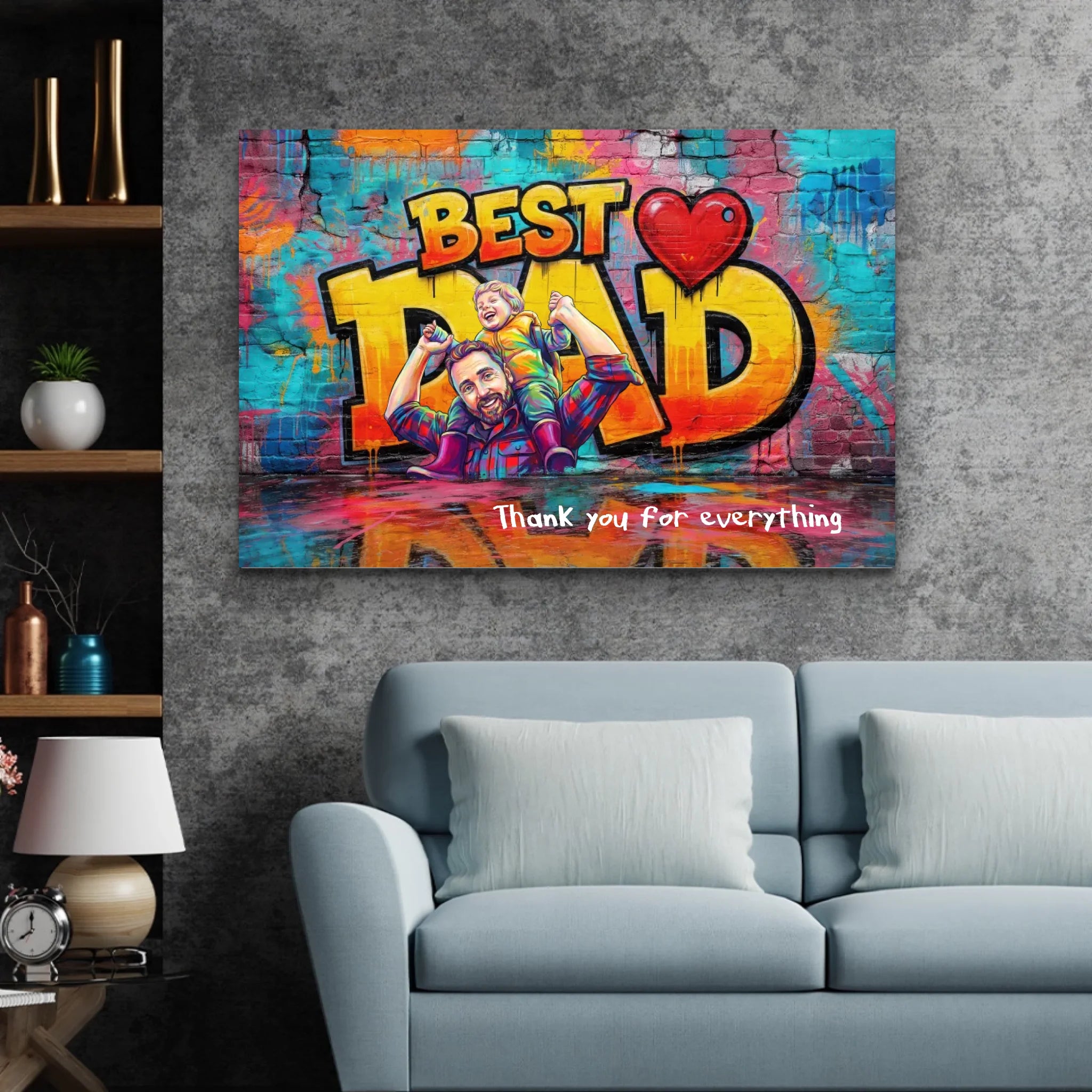 Personalized Canvas – Thanks For Everything Dad