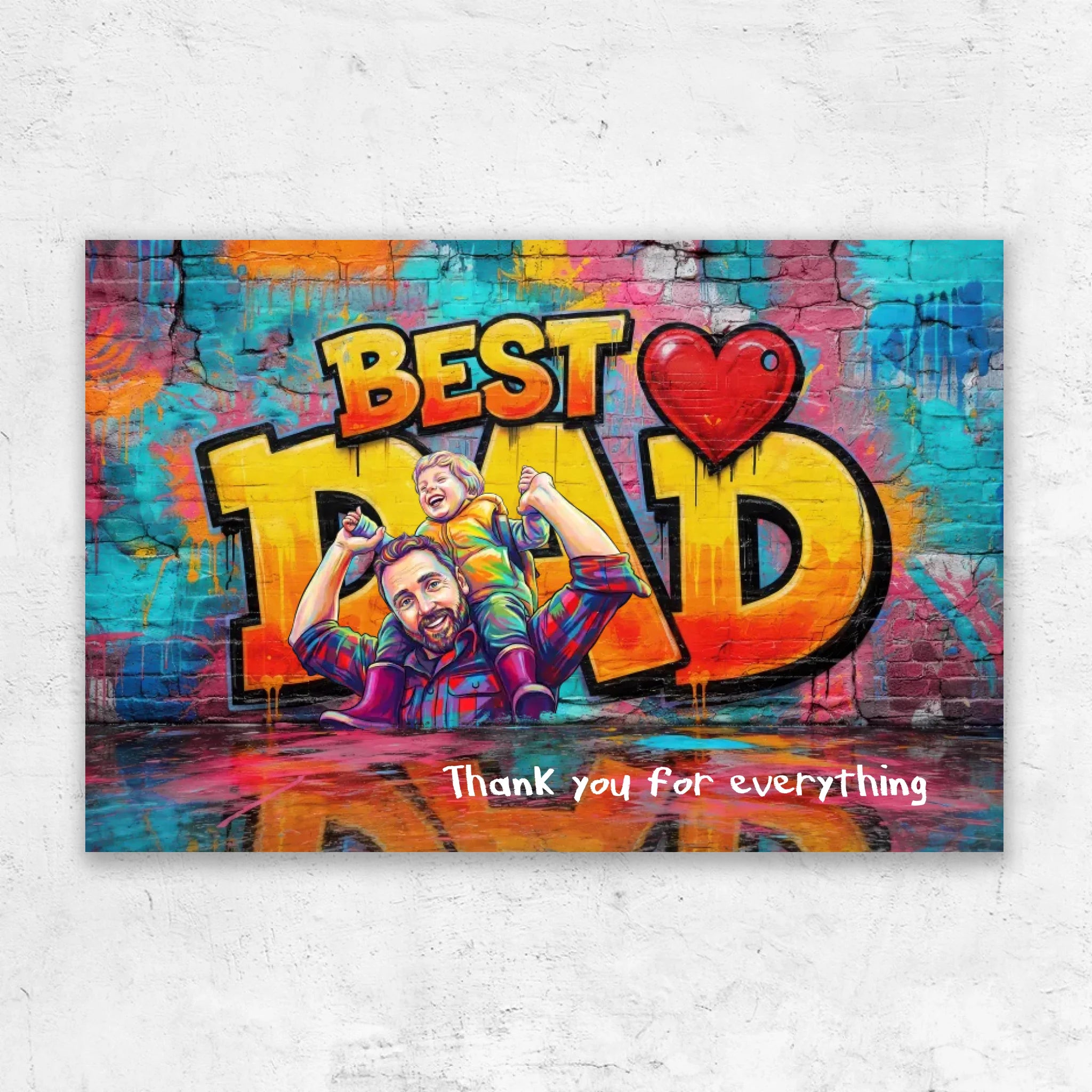 Personalized Canvas – Thanks For Everything Dad
