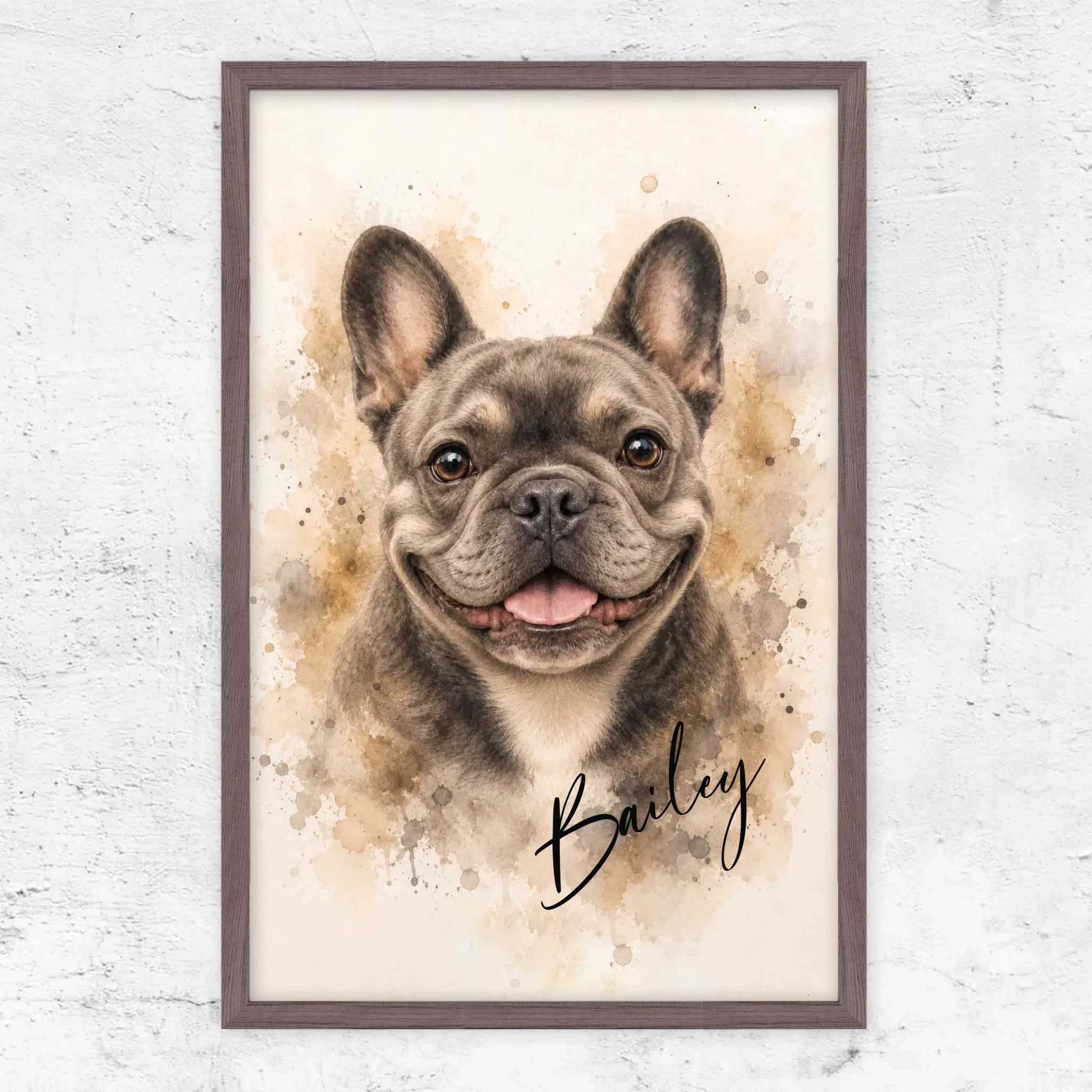 Vertical Framed Poster-Oak-2