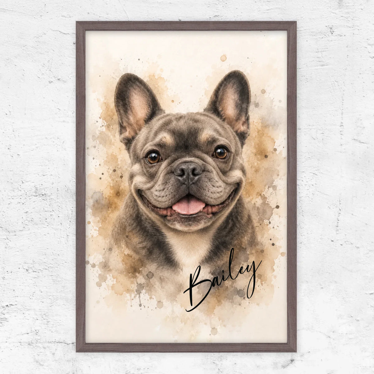 Vertical Framed Poster-Oak-2