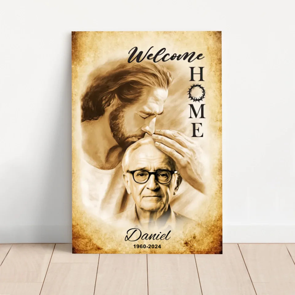 Personalized Canvas “Welcome home”