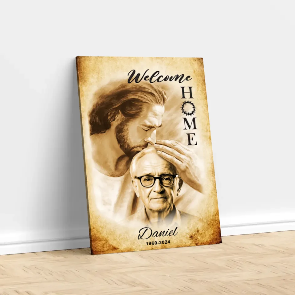 Personalized Canvas “Welcome home”