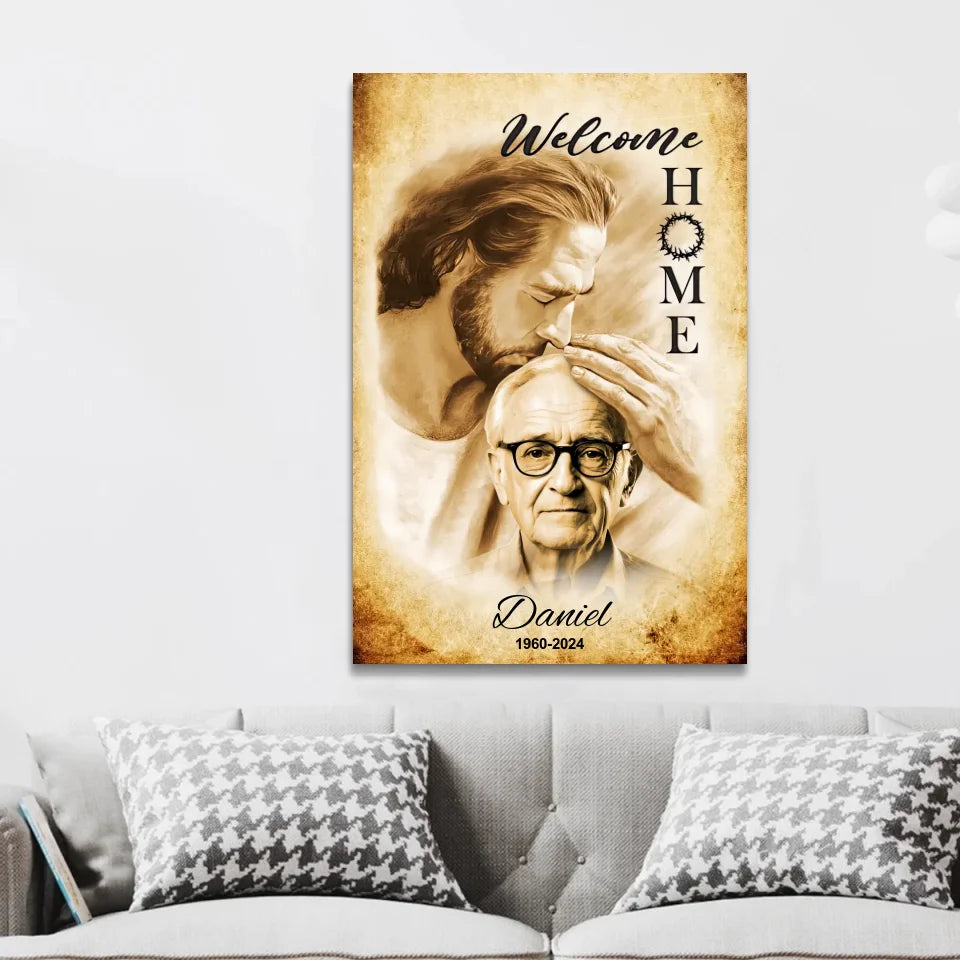 Personalized Canvas “Welcome home”