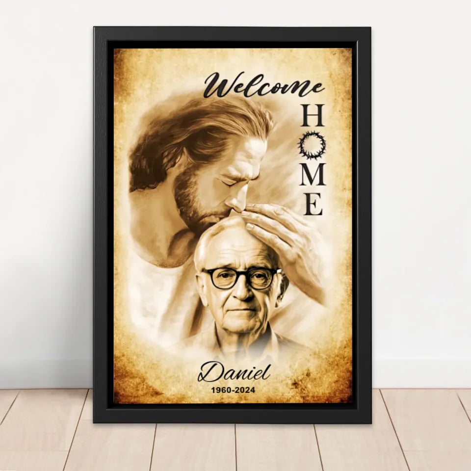 Personalized Canvas “Welcome home”