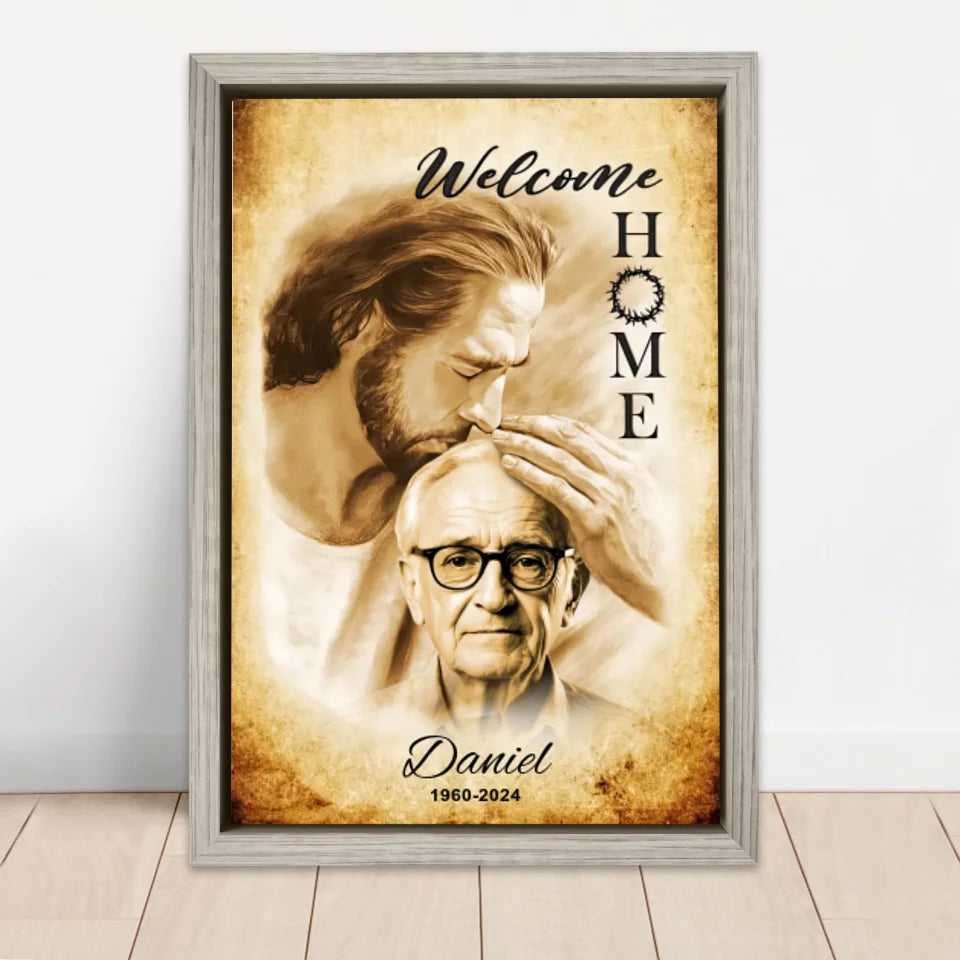 Personalized Canvas “Welcome home”