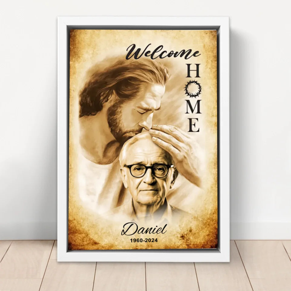 Personalized Canvas “Welcome home”