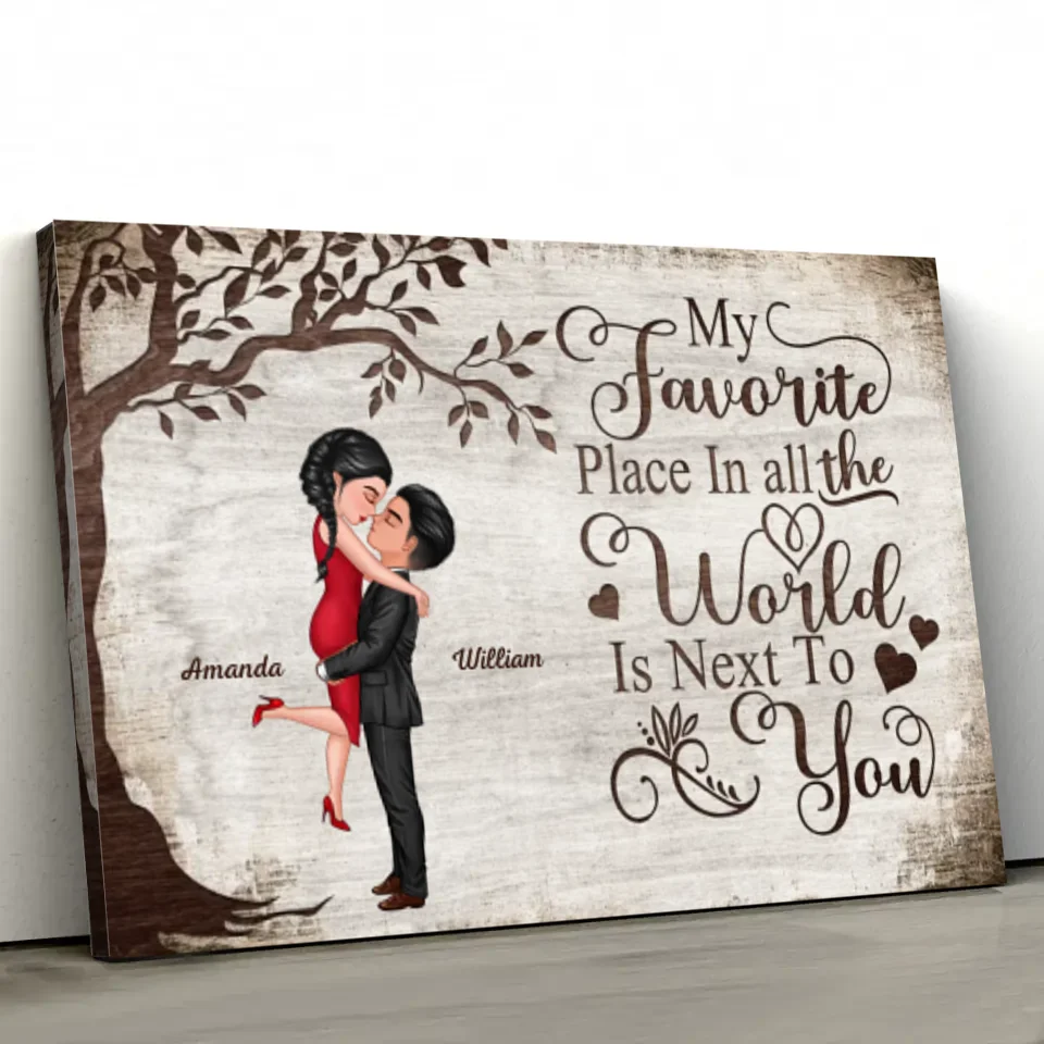 Personalized Canvas "Favorite Place"