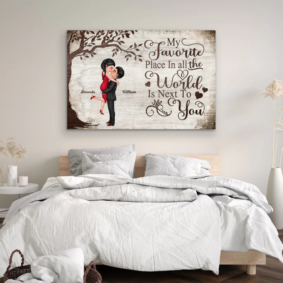 Personalized Canvas "Favorite Place"