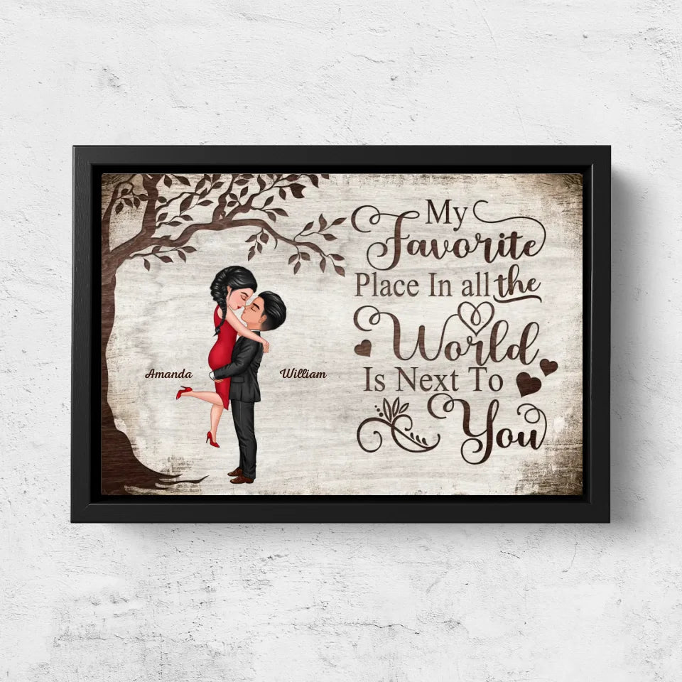 Personalized Canvas "Favorite Place"