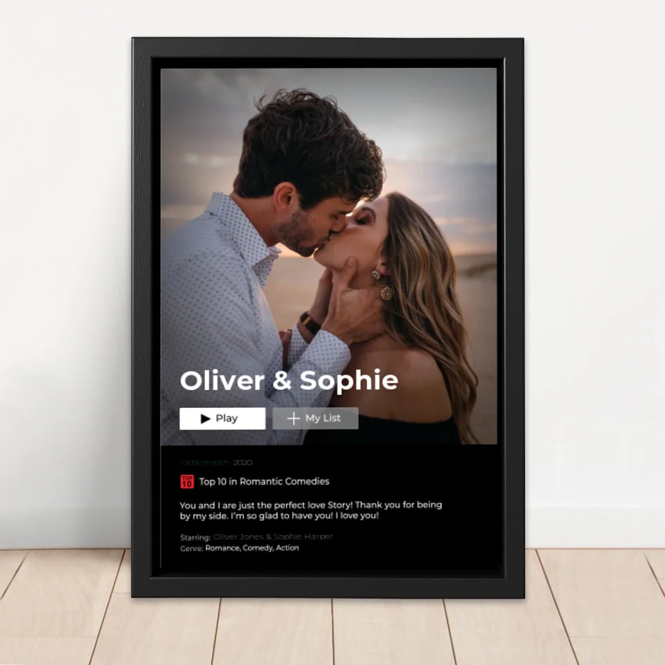 Personalized Canvas "Netflix Cover"