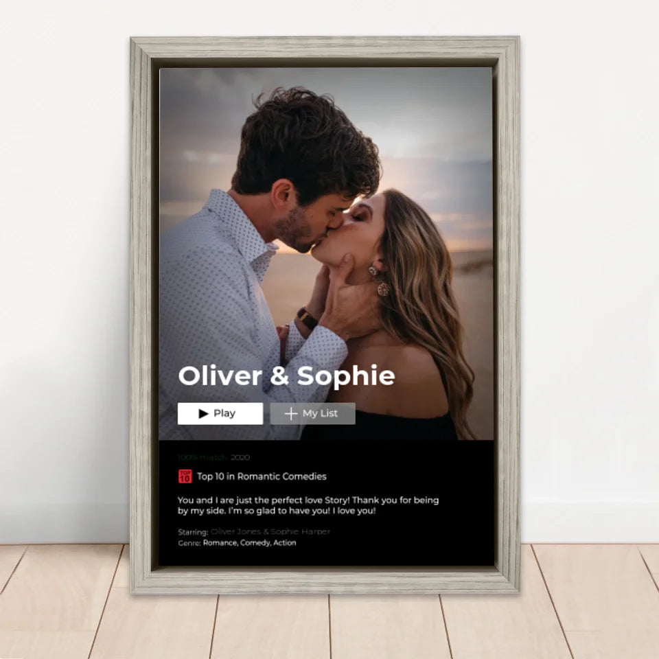 Personalized Canvas "Netflix Cover"