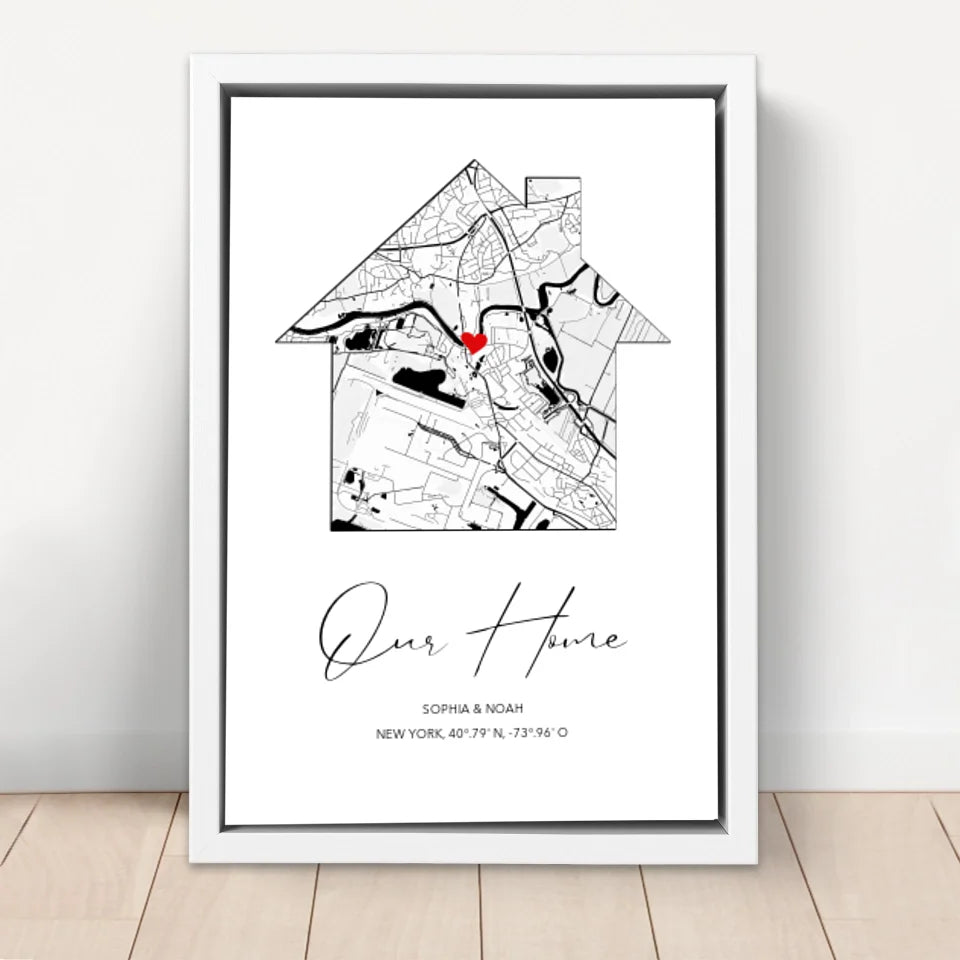 Personalized Canvas "Our Home"