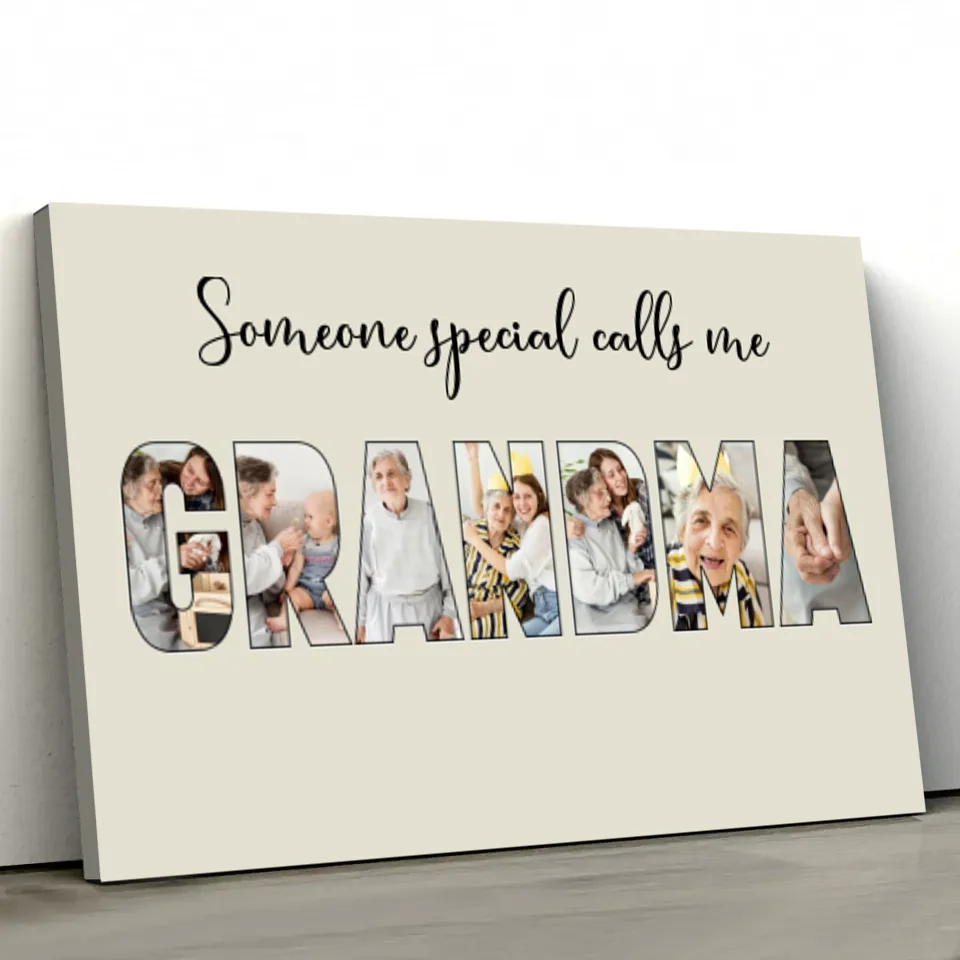 Personalized Canvas "Someone Special Calls Me Grandma"