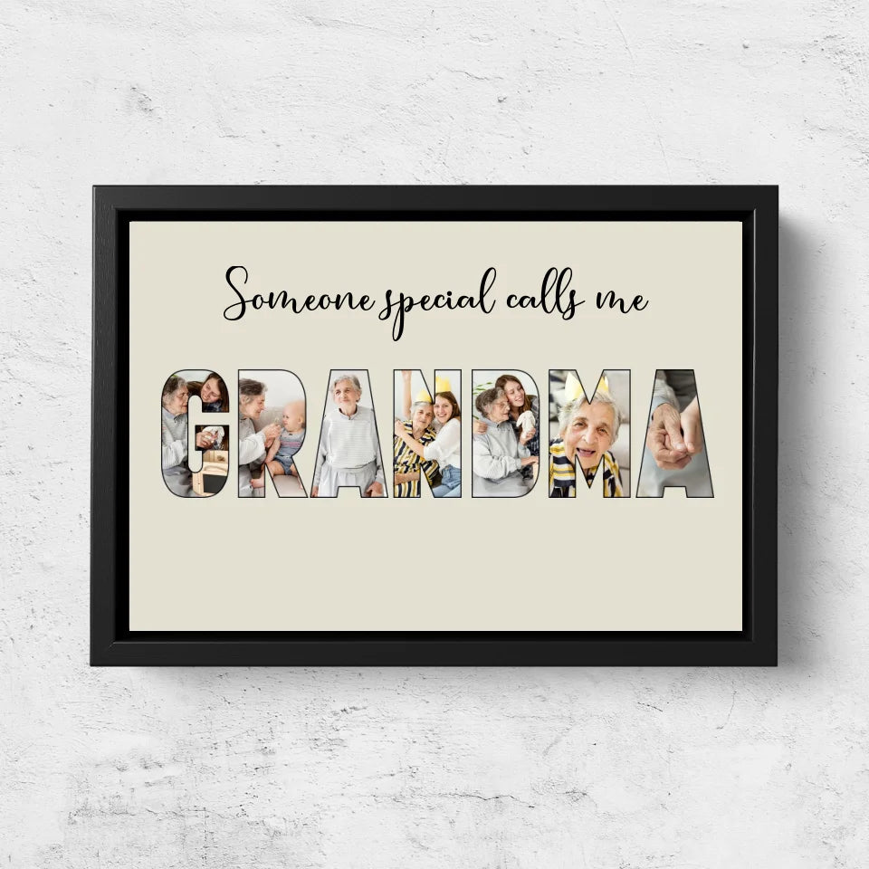 Personalized Canvas "Someone Special Calls Me Grandma"