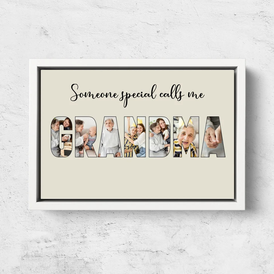 Personalized Canvas "Someone Special Calls Me Grandma"