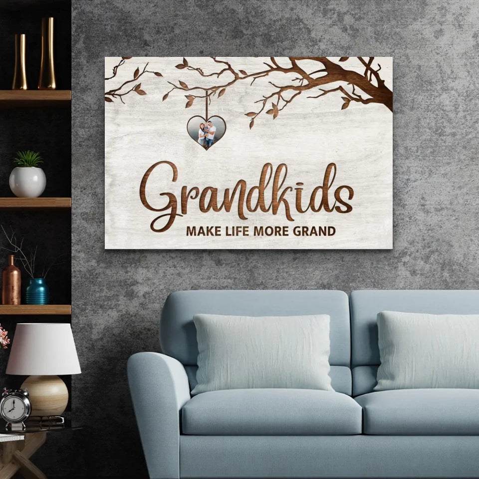 Personalized canvas “Family tree with pictures”