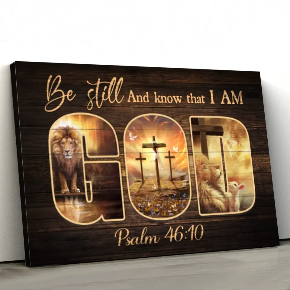 Premium Canvas "Be still and know that I am God"