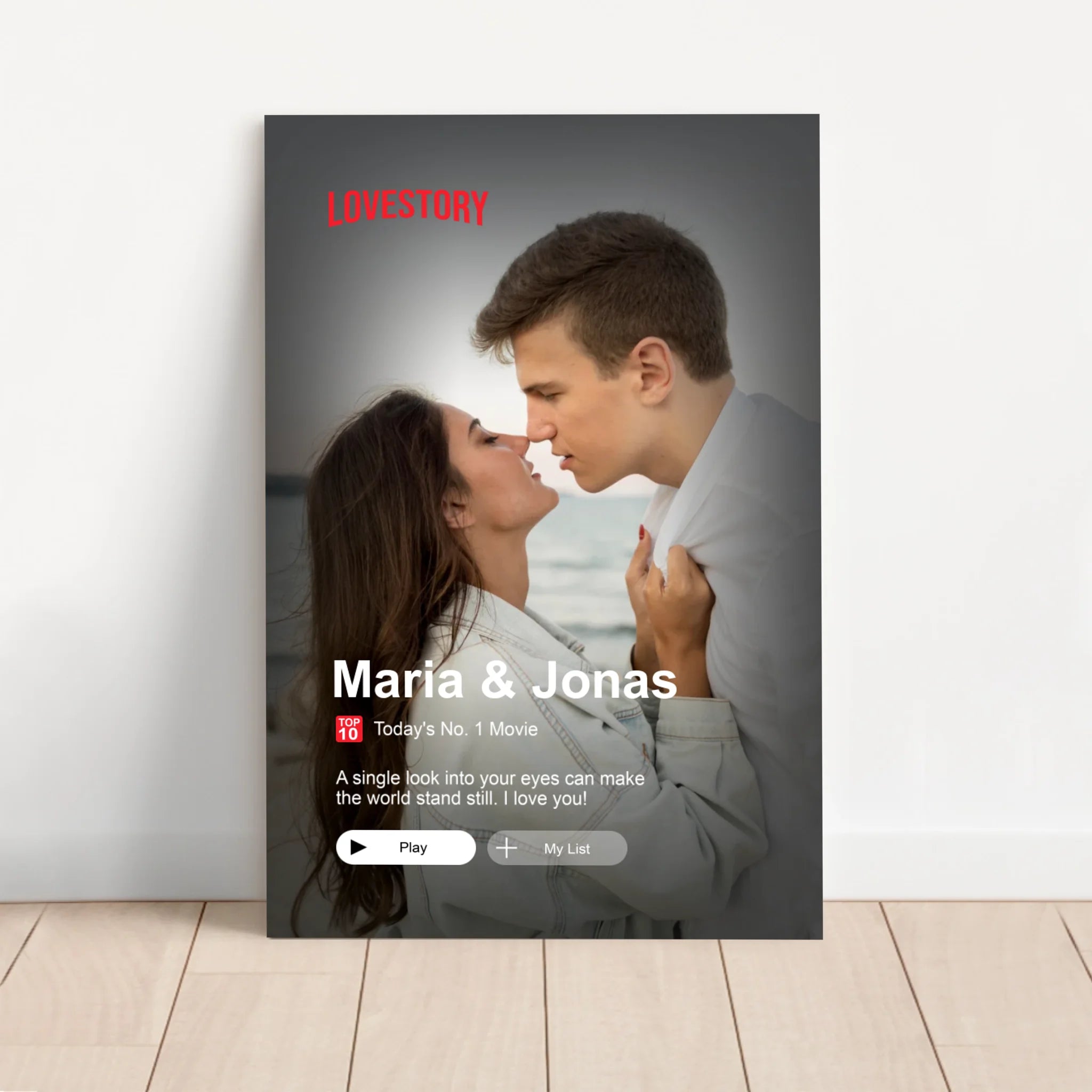 Personalized Canvas "Our Cover"