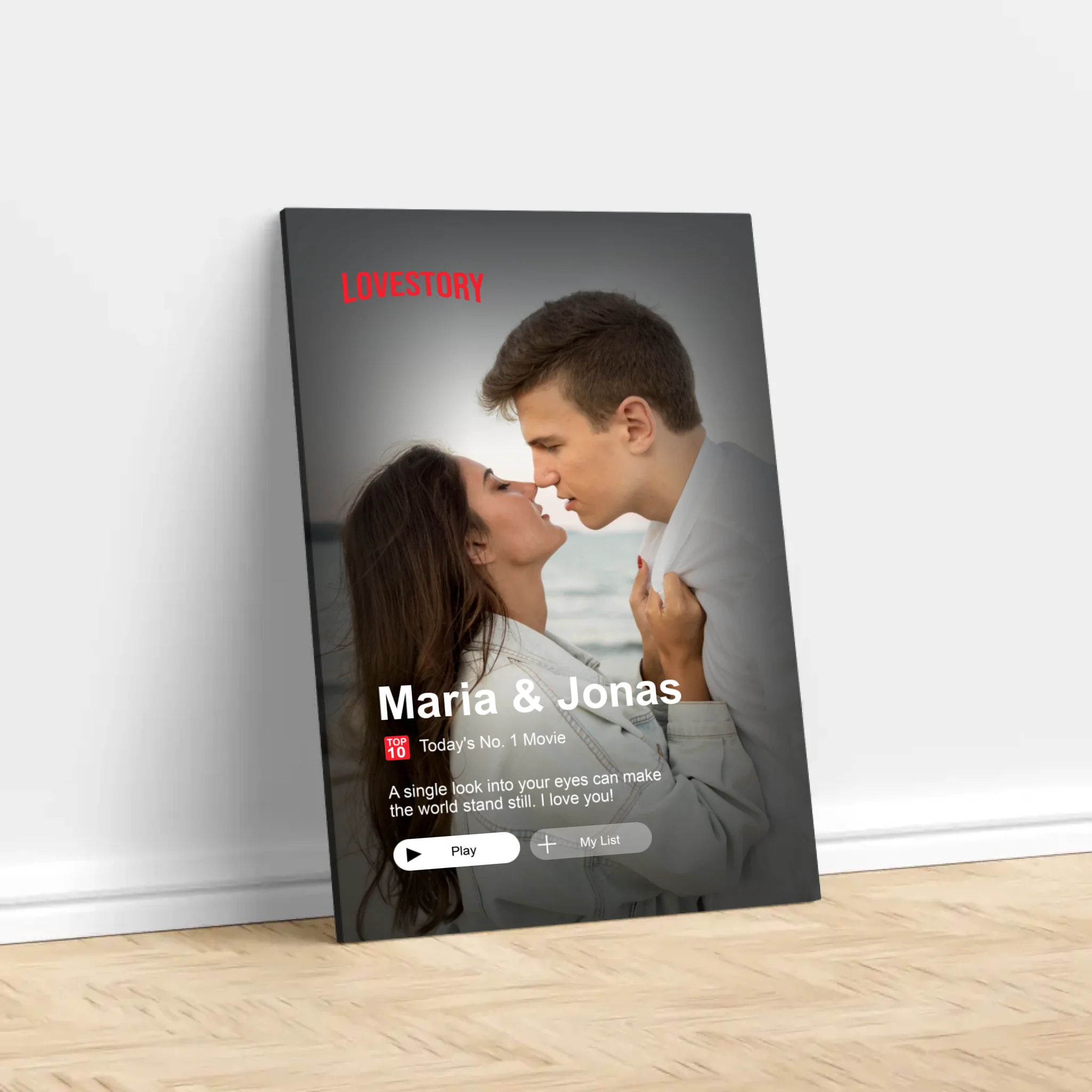 Personalized Canvas "Our Cover"