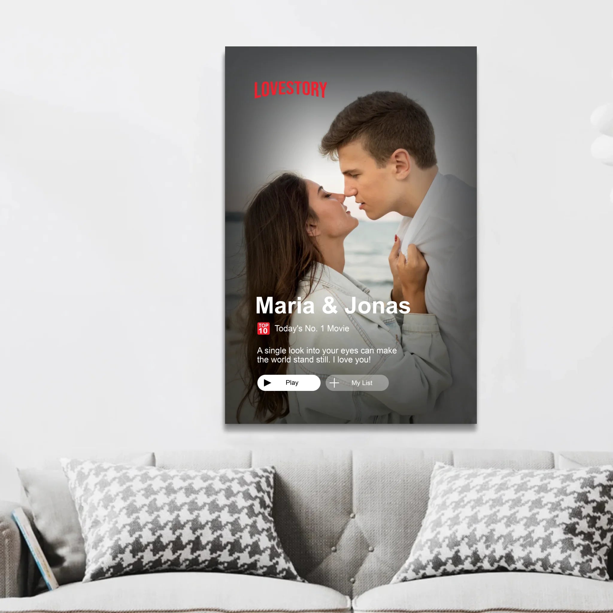 Personalized Canvas "Our Cover"