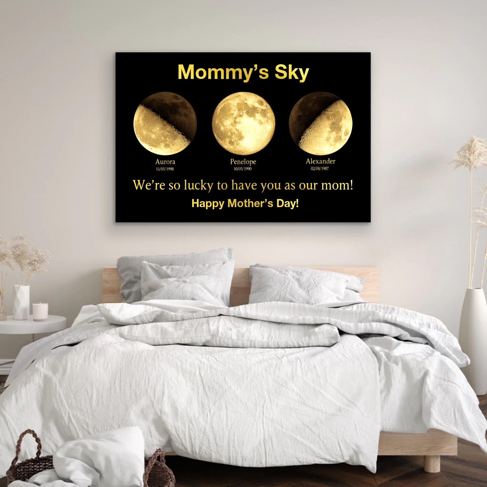 Personalized Canvas "Mommy's Universe"