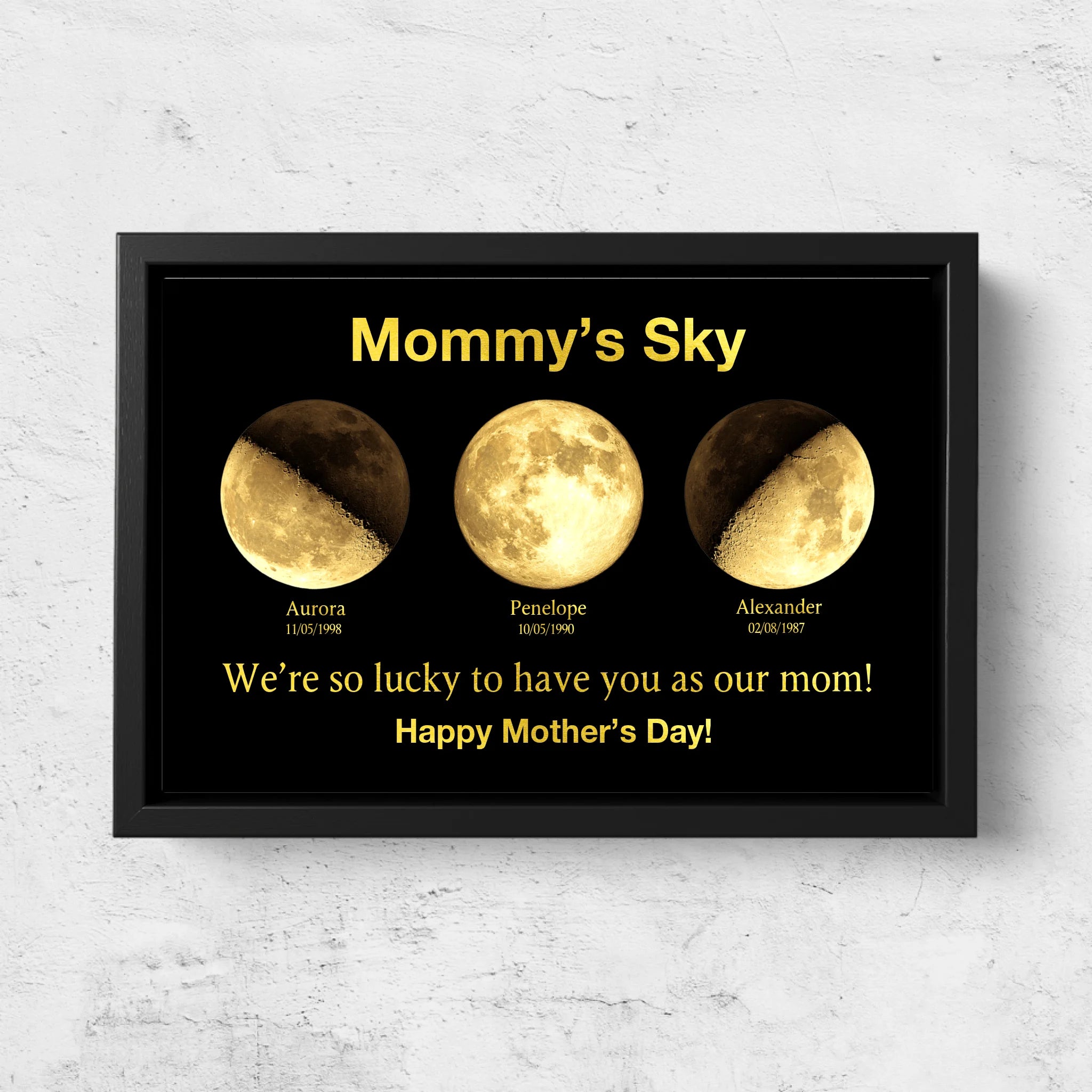 Personalized Canvas "Mommy's Universe"