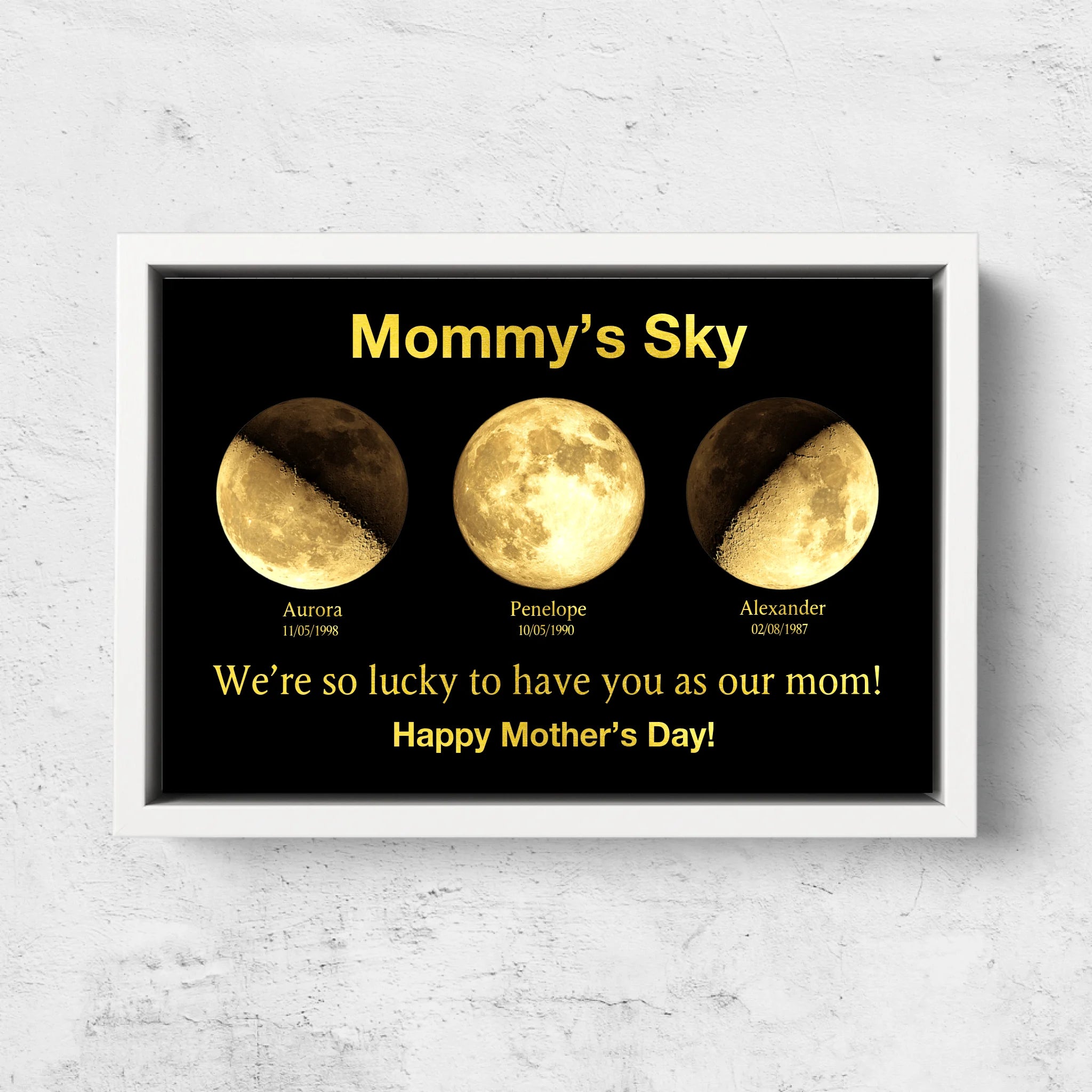 Personalized Canvas "Mommy's Universe"