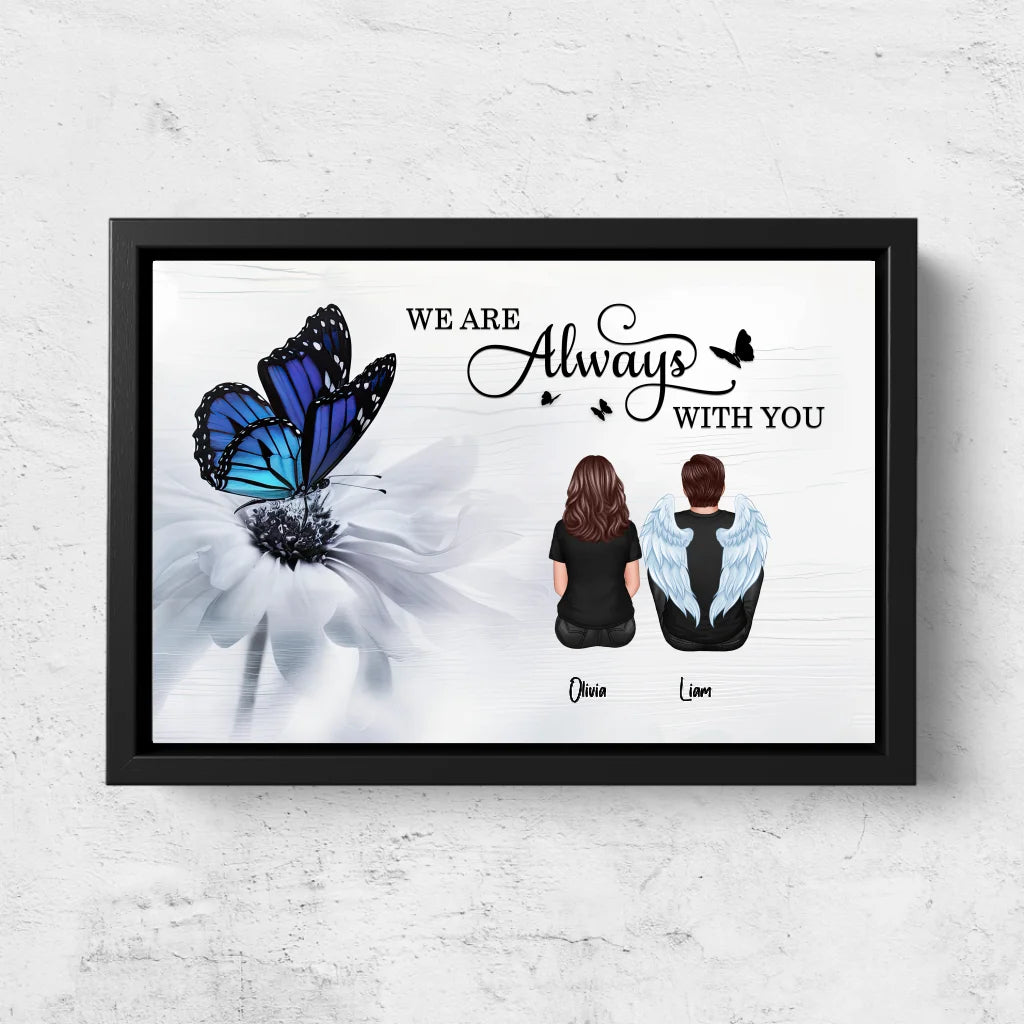 Personalized Canvas “We are always with you”
