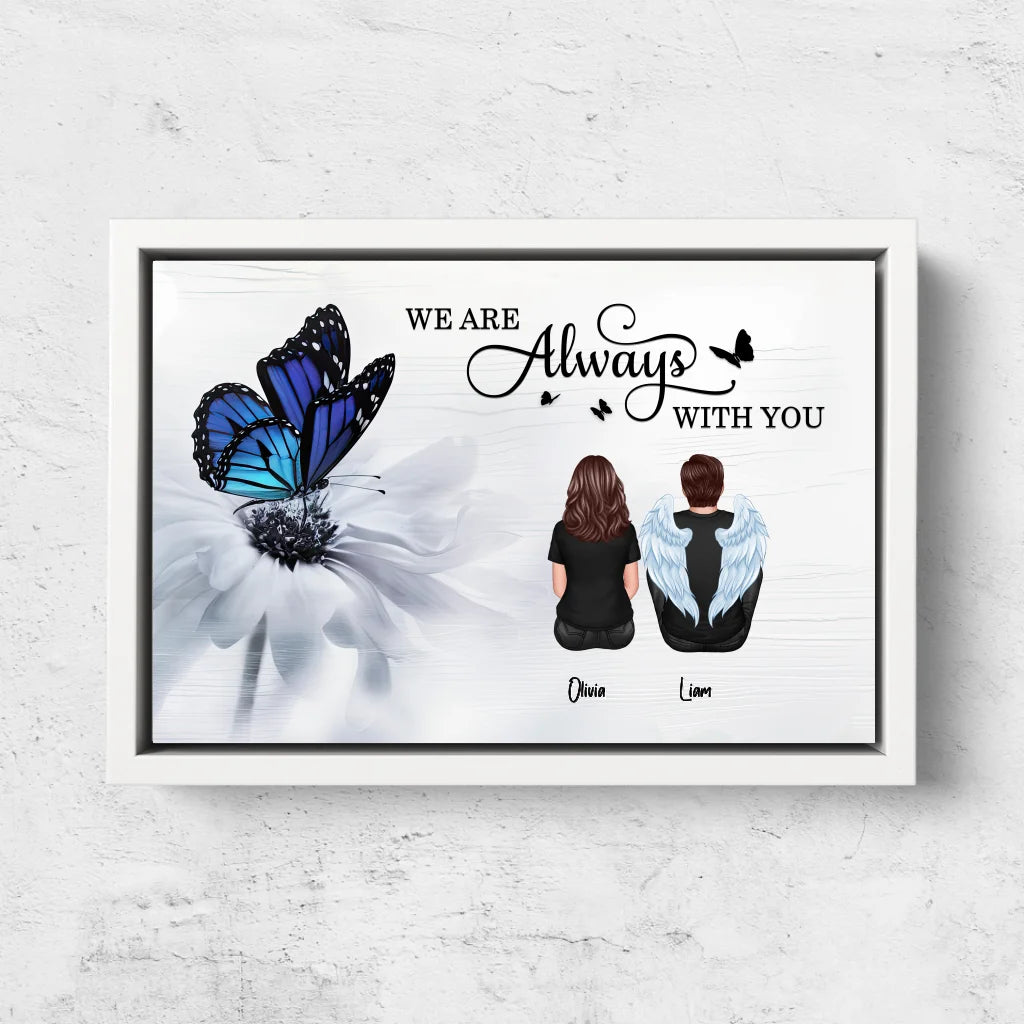 Personalized Canvas “We are always with you”