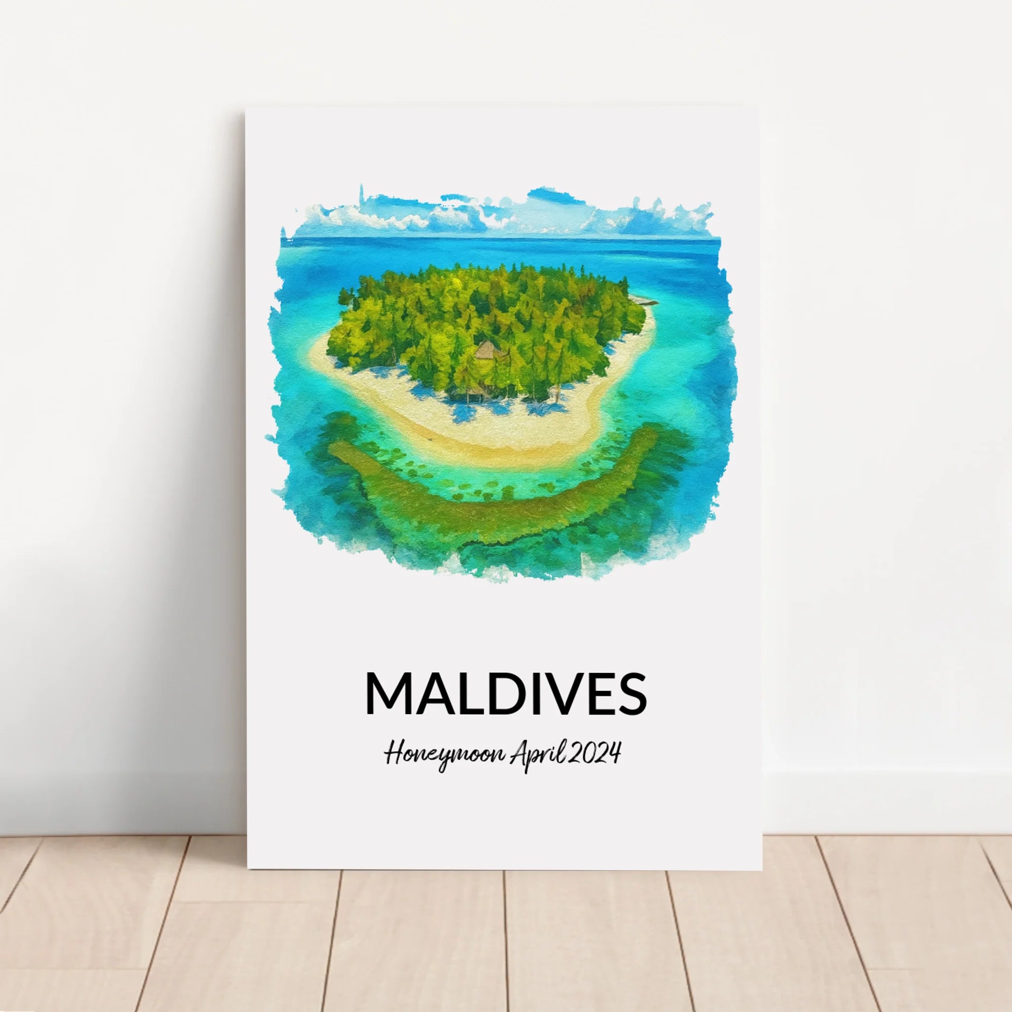 Personalized Canvas "Personalized vacation print"