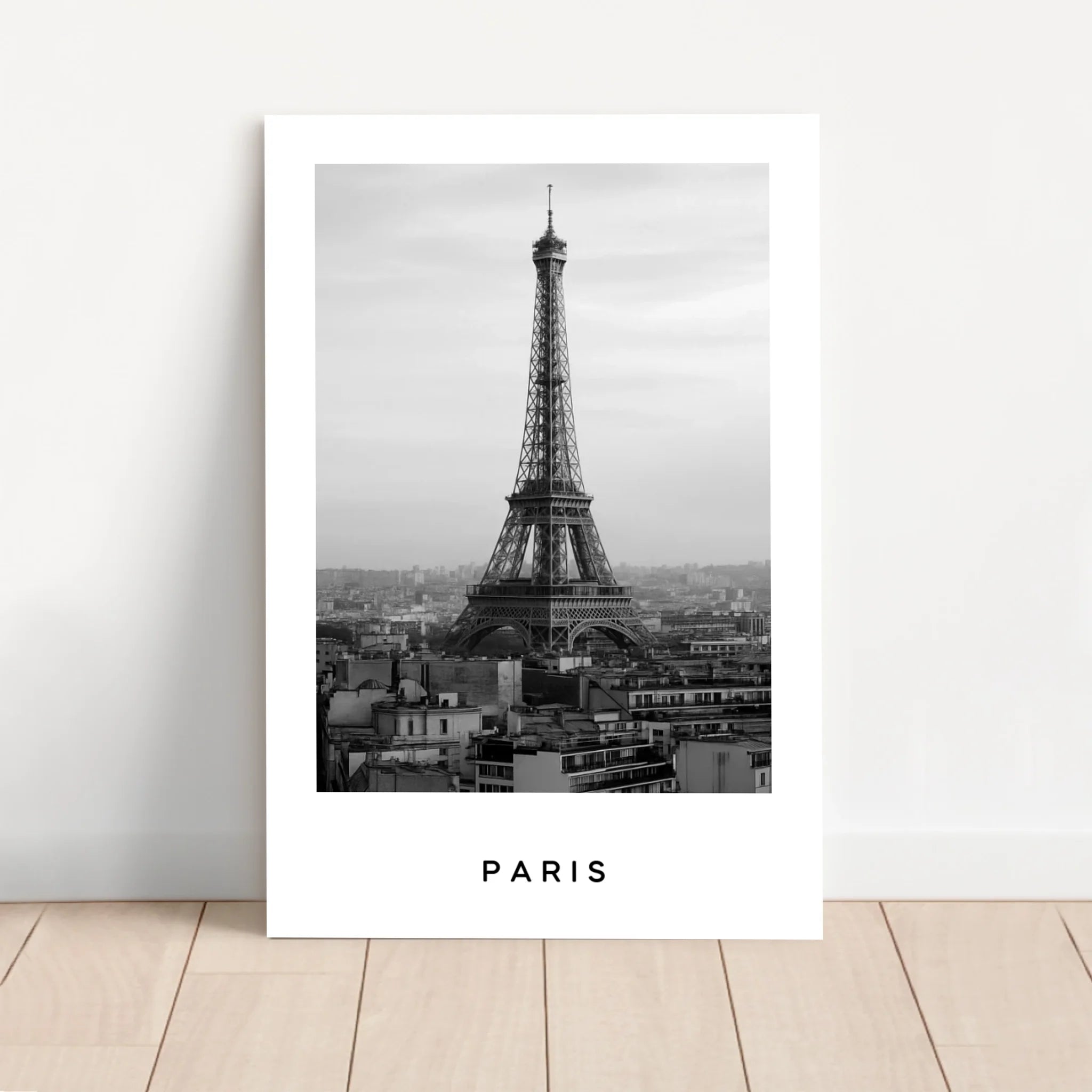 Personalized Canvas – Cityscape Black And White Travel
